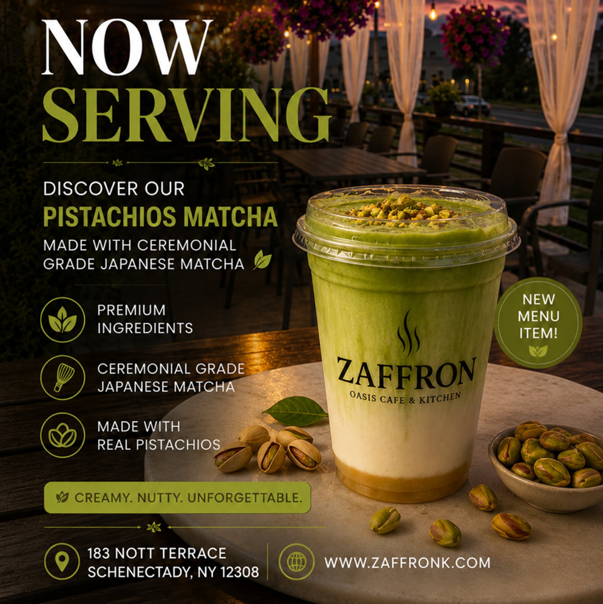 Pistachio Matcha