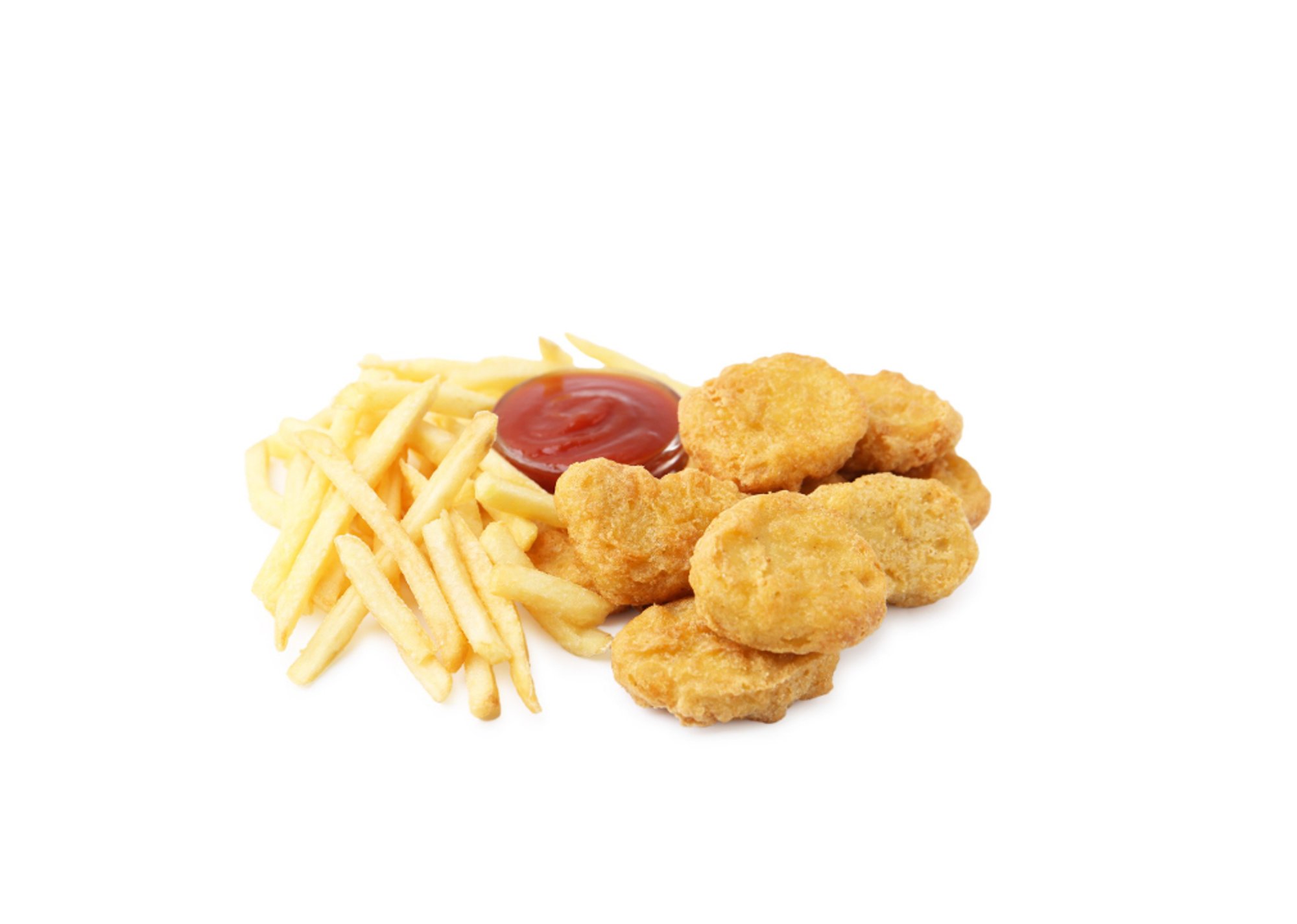 Chicken Nuggets 8 Pcs with Fries