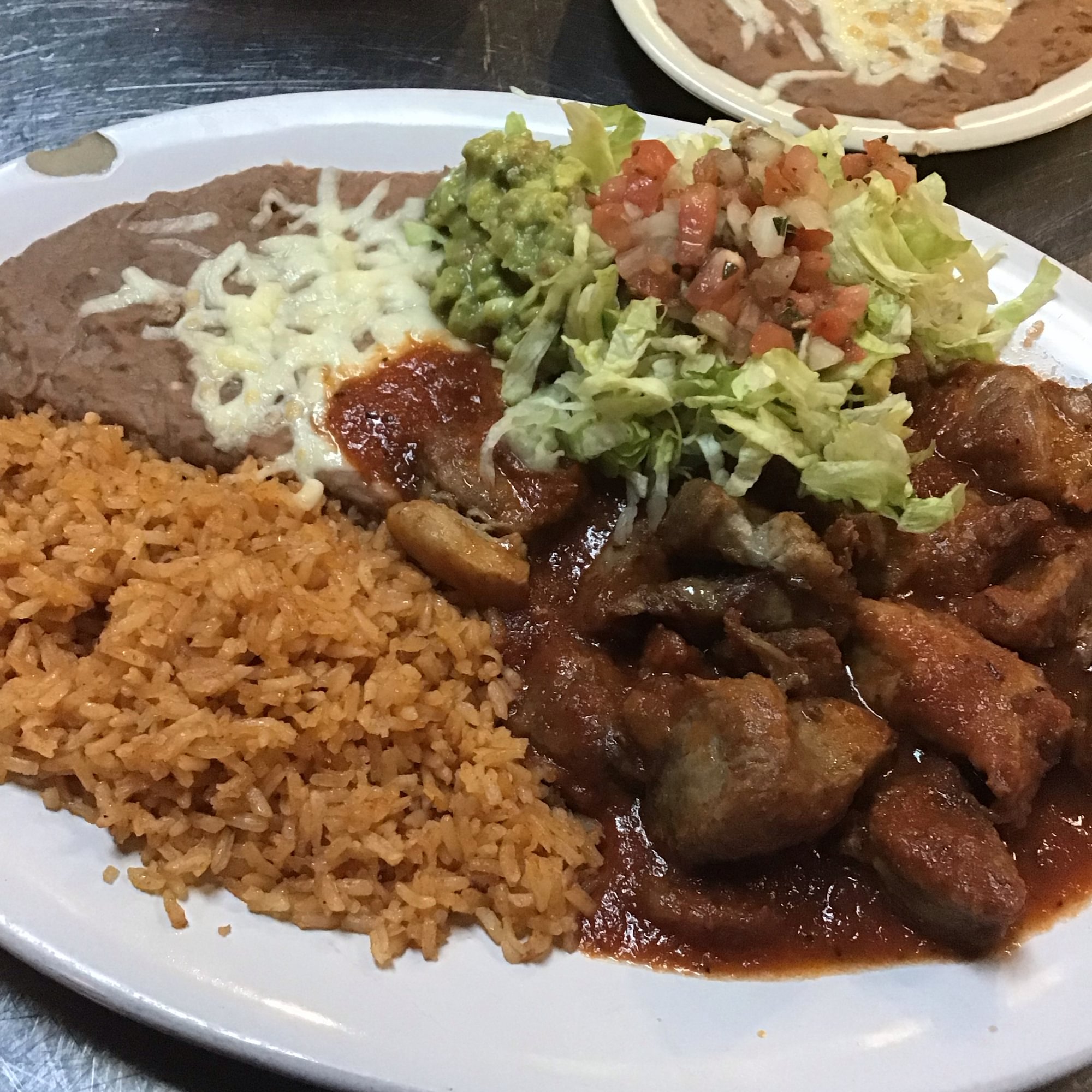 Carne En Salsa Rojo/Verde