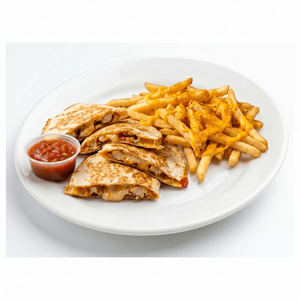 Quesadilla and 4 Pieces Wings Combo