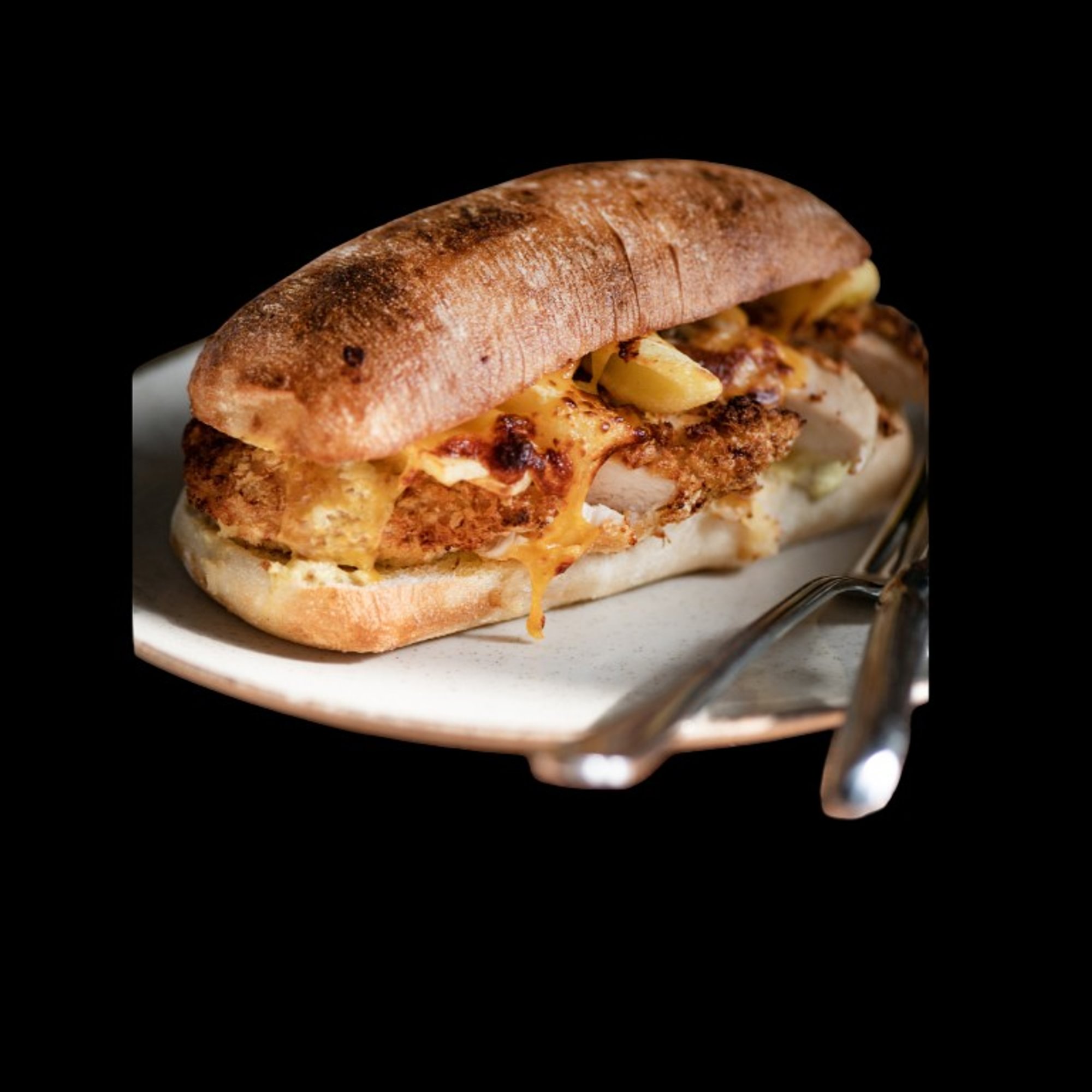 #2. 1/2 chicken parm hero & drink lunch special