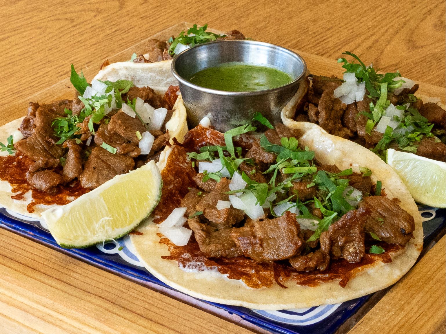 Carne Asada Tacos al Queso