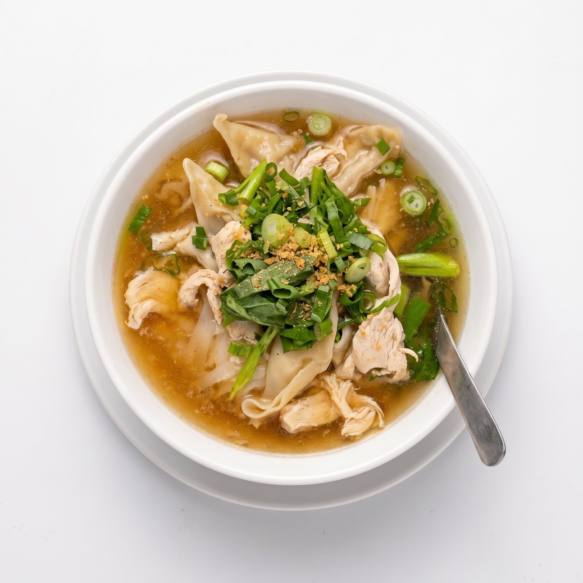 Tom Yum Dumpling Noodle Soup