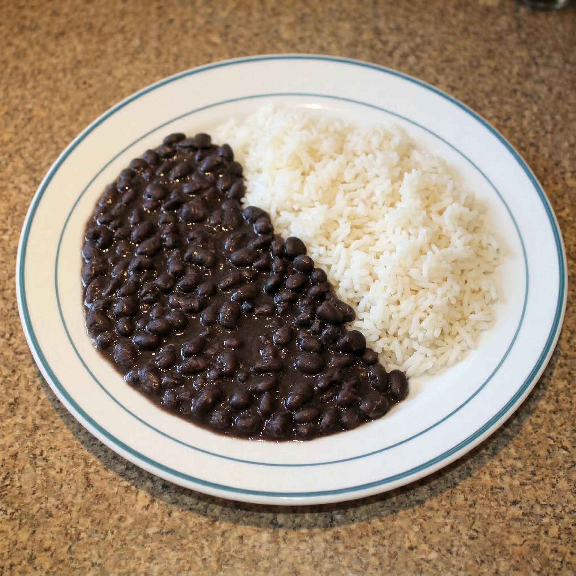 White Rice & Black Beans