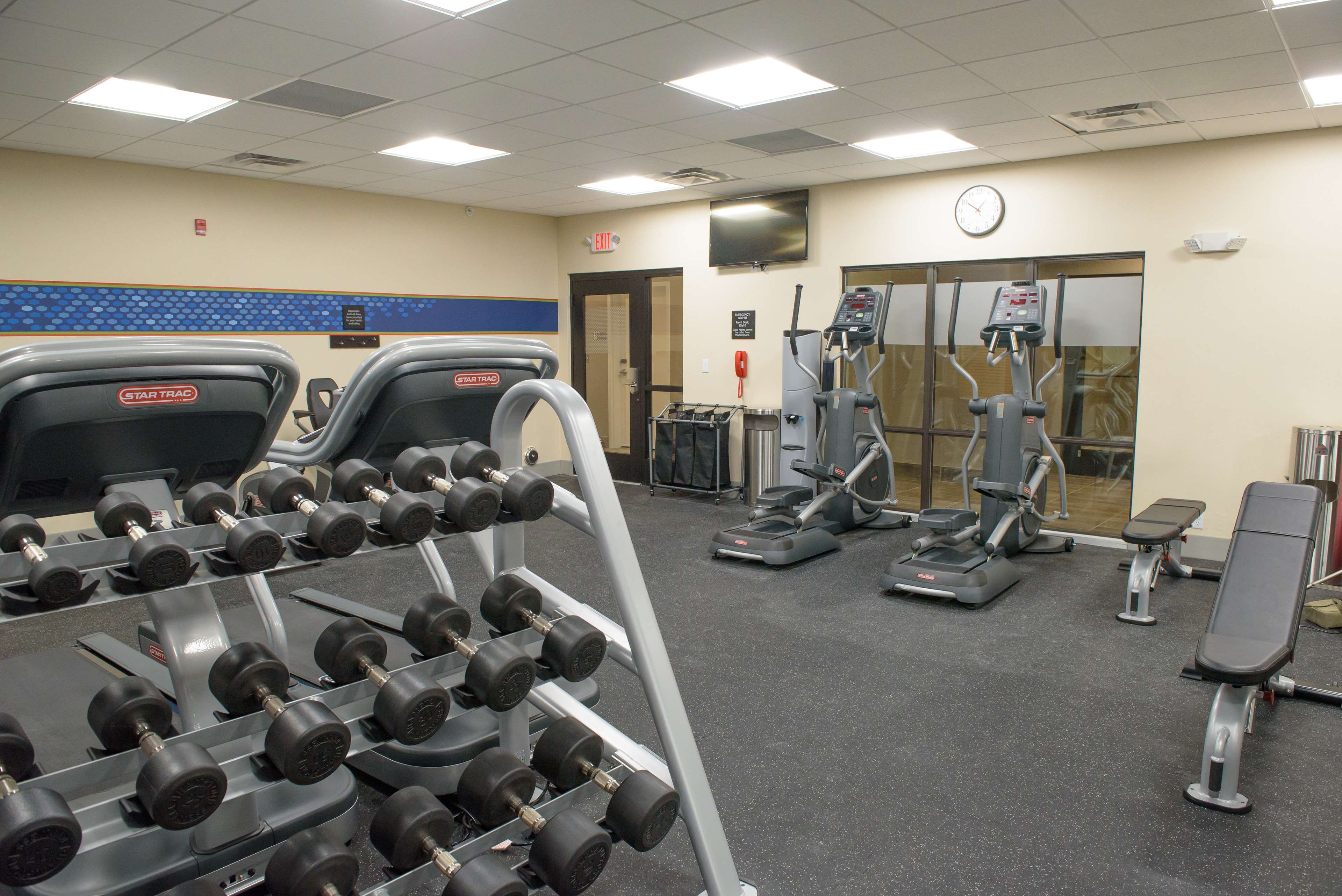 Health club  fitness center  gym