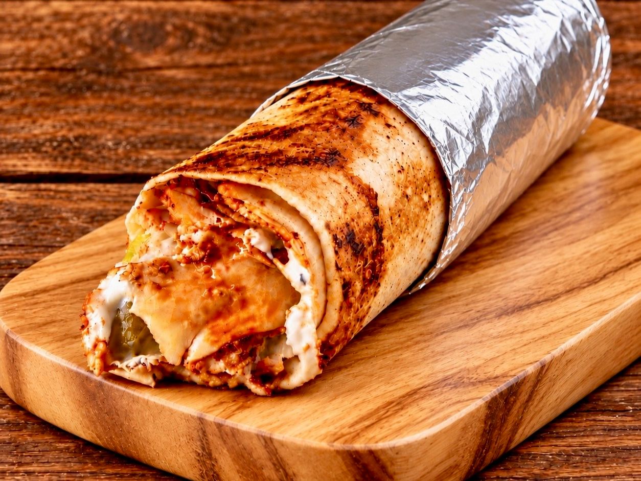 Classic Chicken Shawerma Sandwich (Saj)
