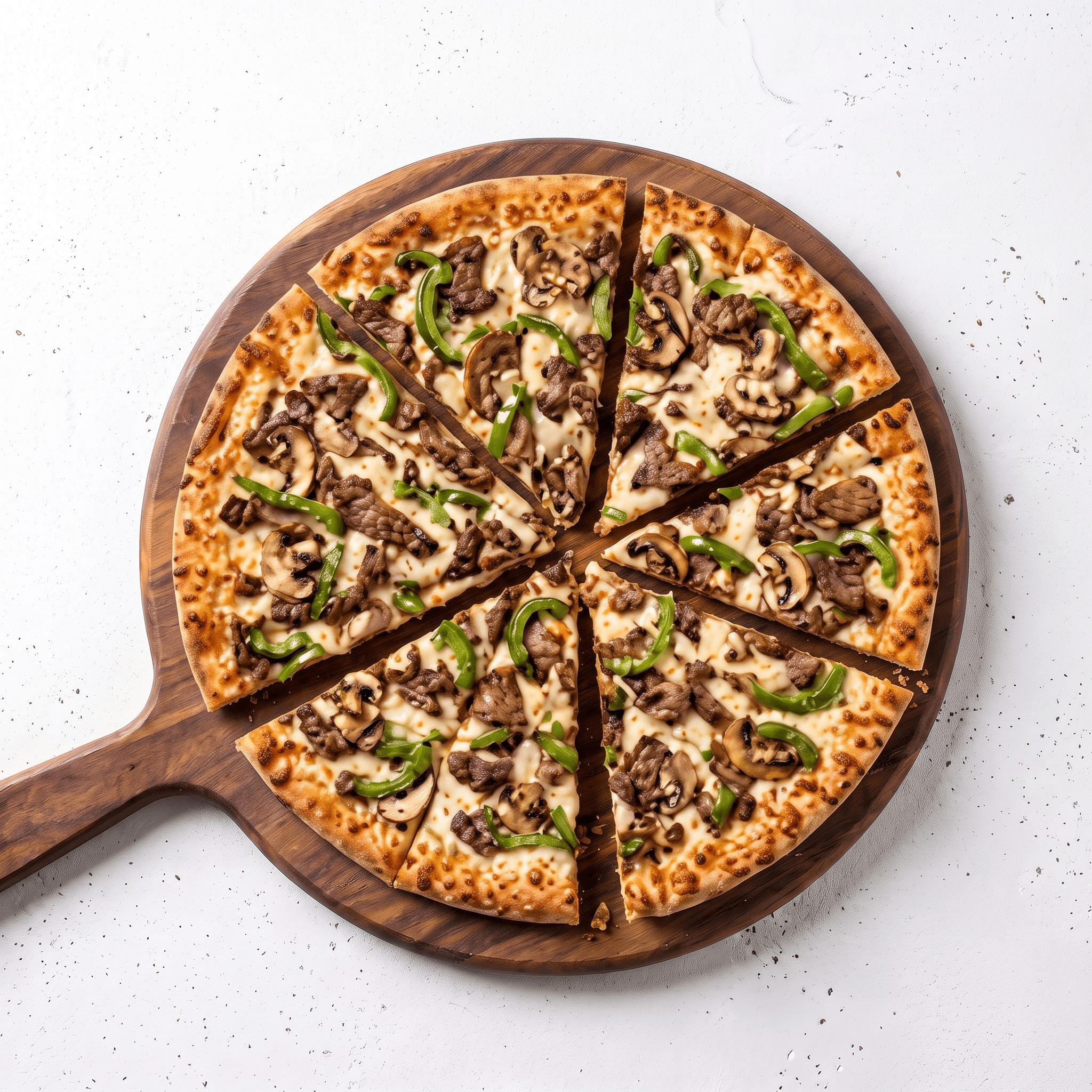 Philly Cheesesteak Pizza