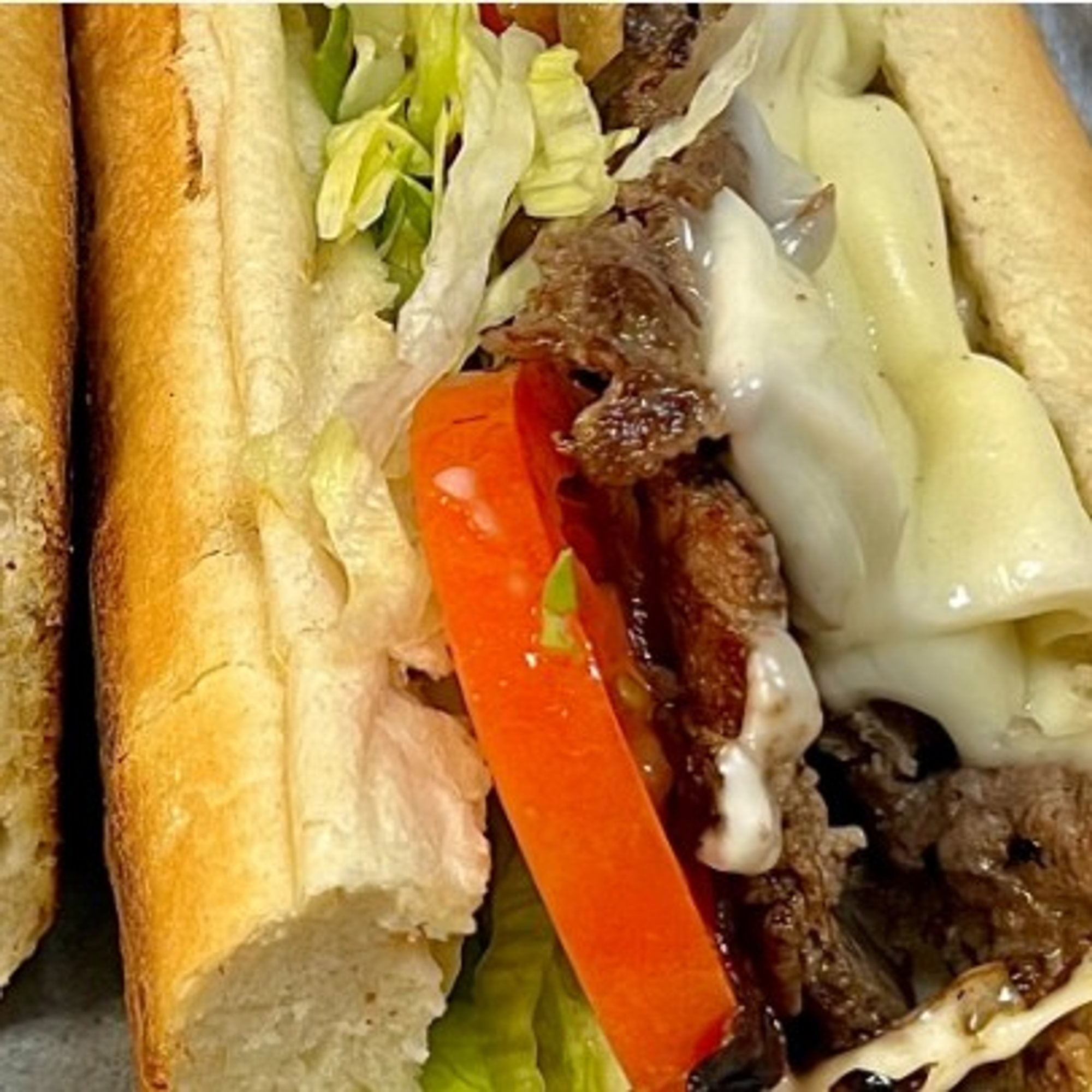 Steak Hoagie Sandwich