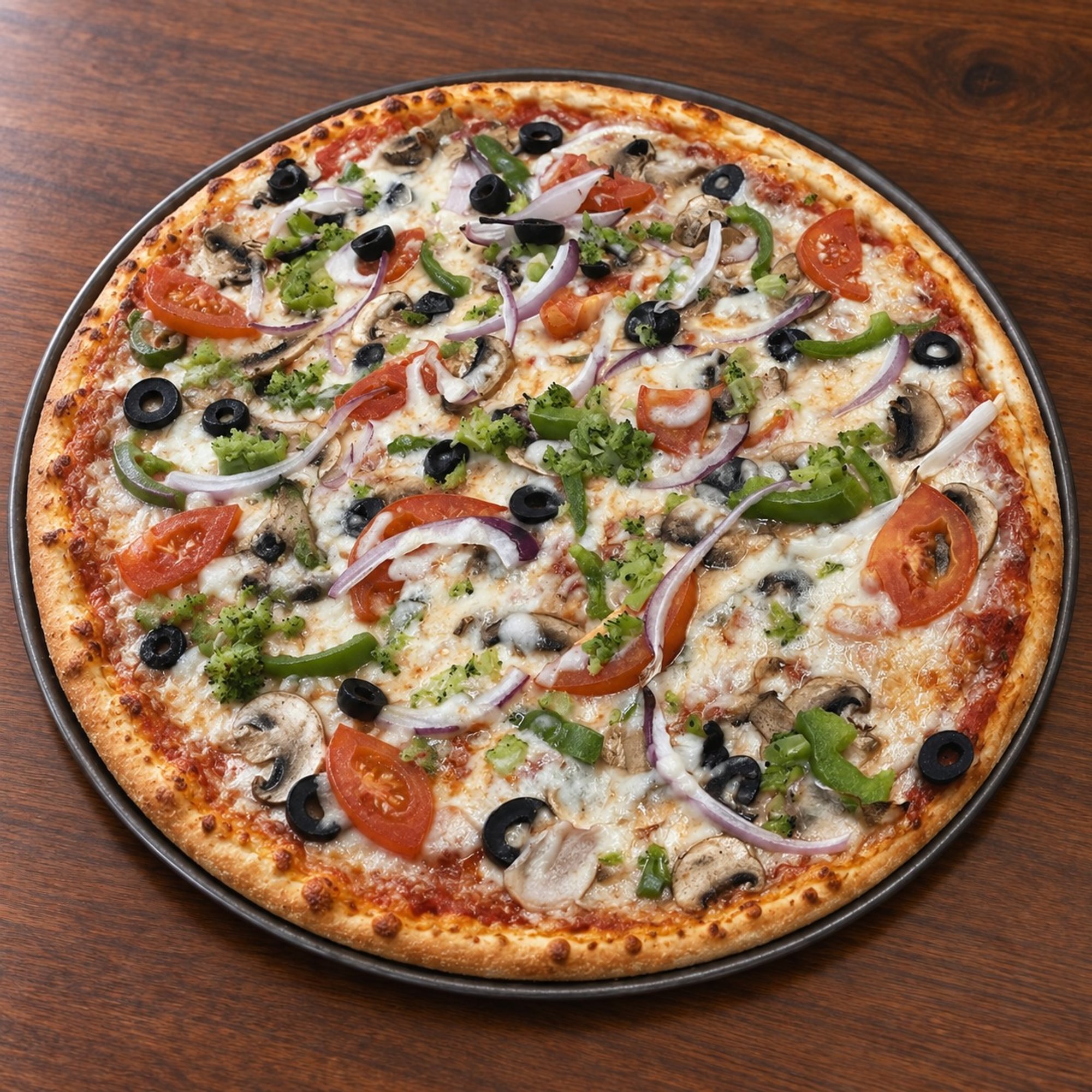 Veggie lovers pizza