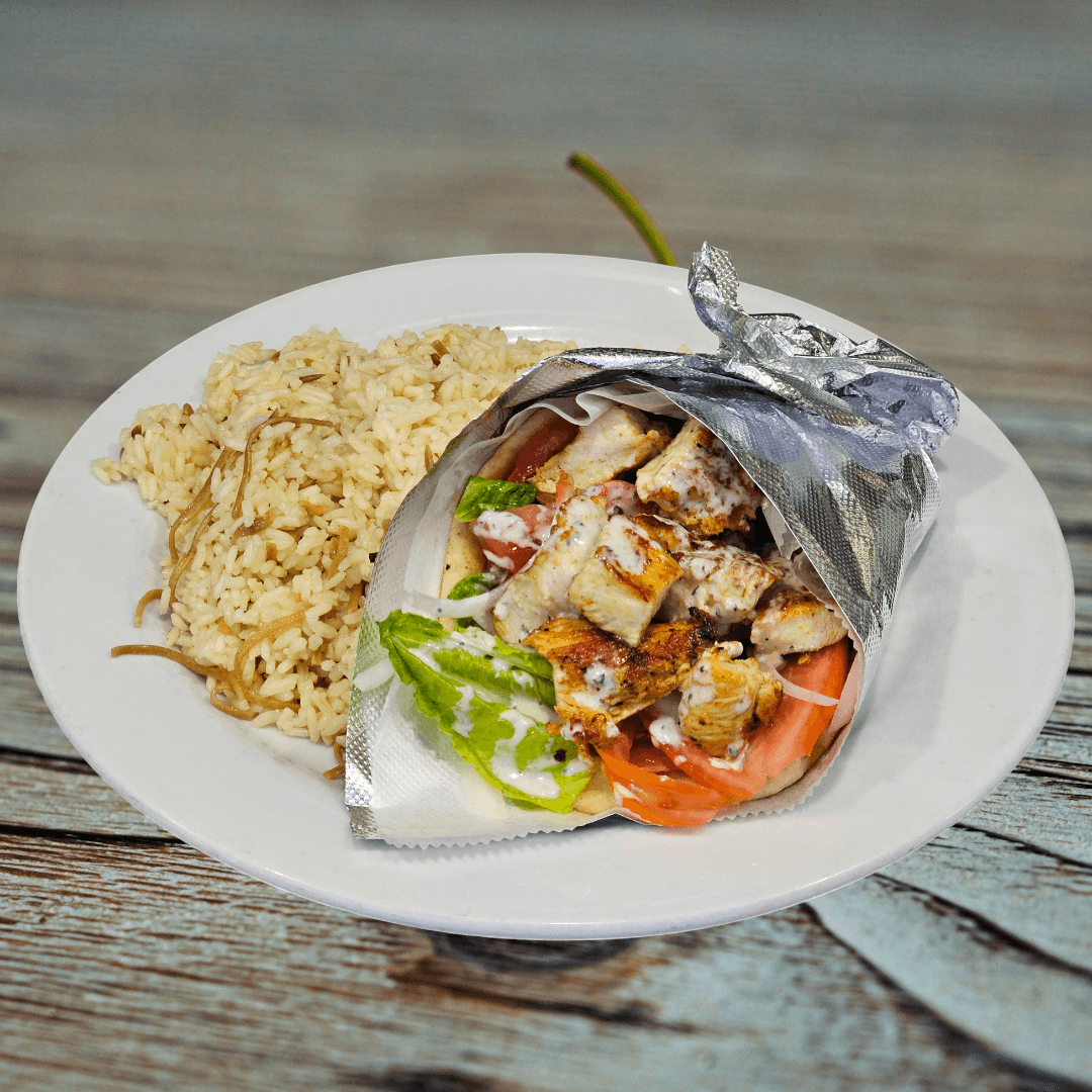 Grilled Halloumi Cheese Pita Combo