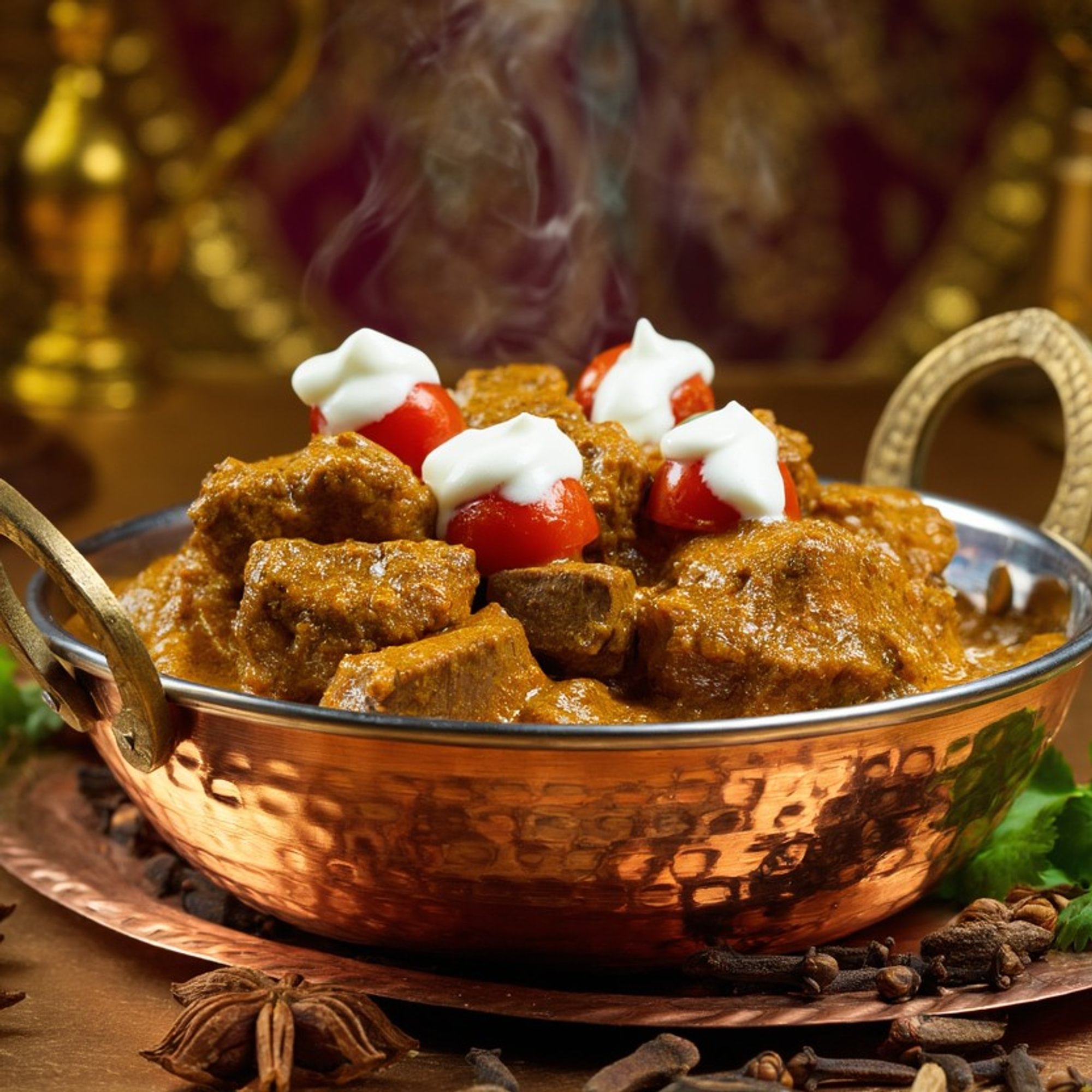 Goat Rogan Josh (with bones)