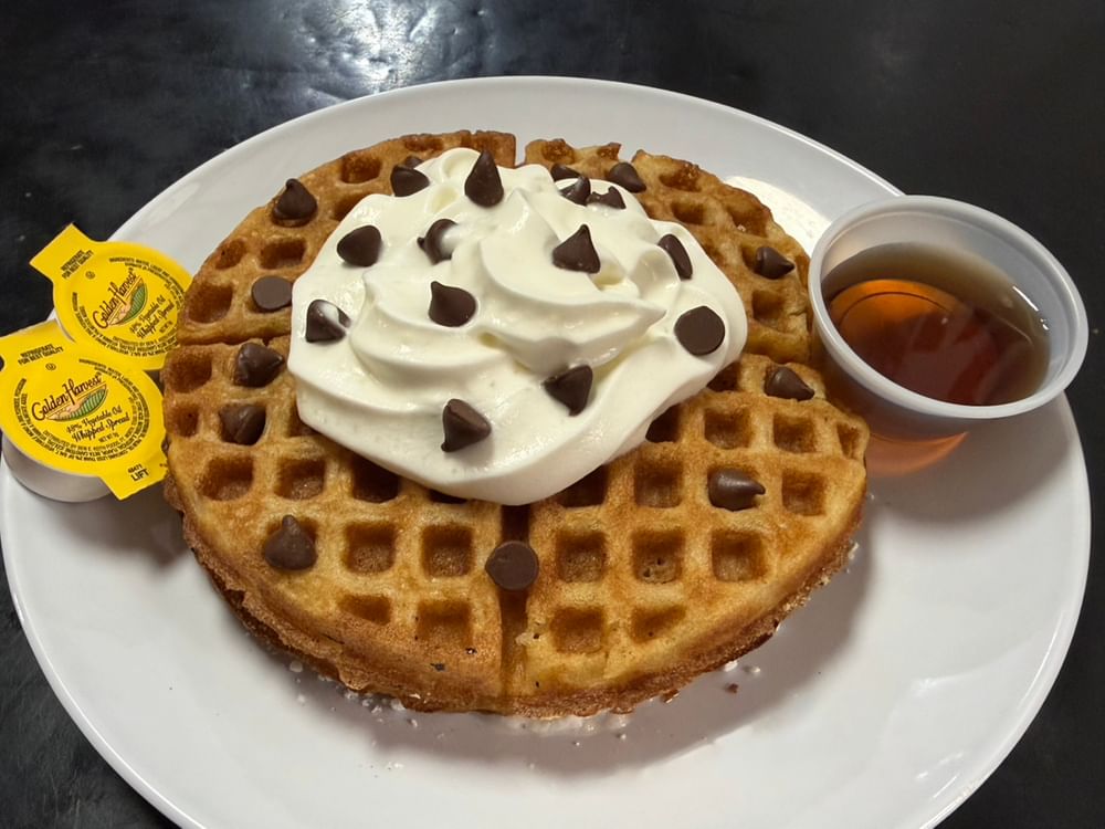 Waffle with Chocolate Chips