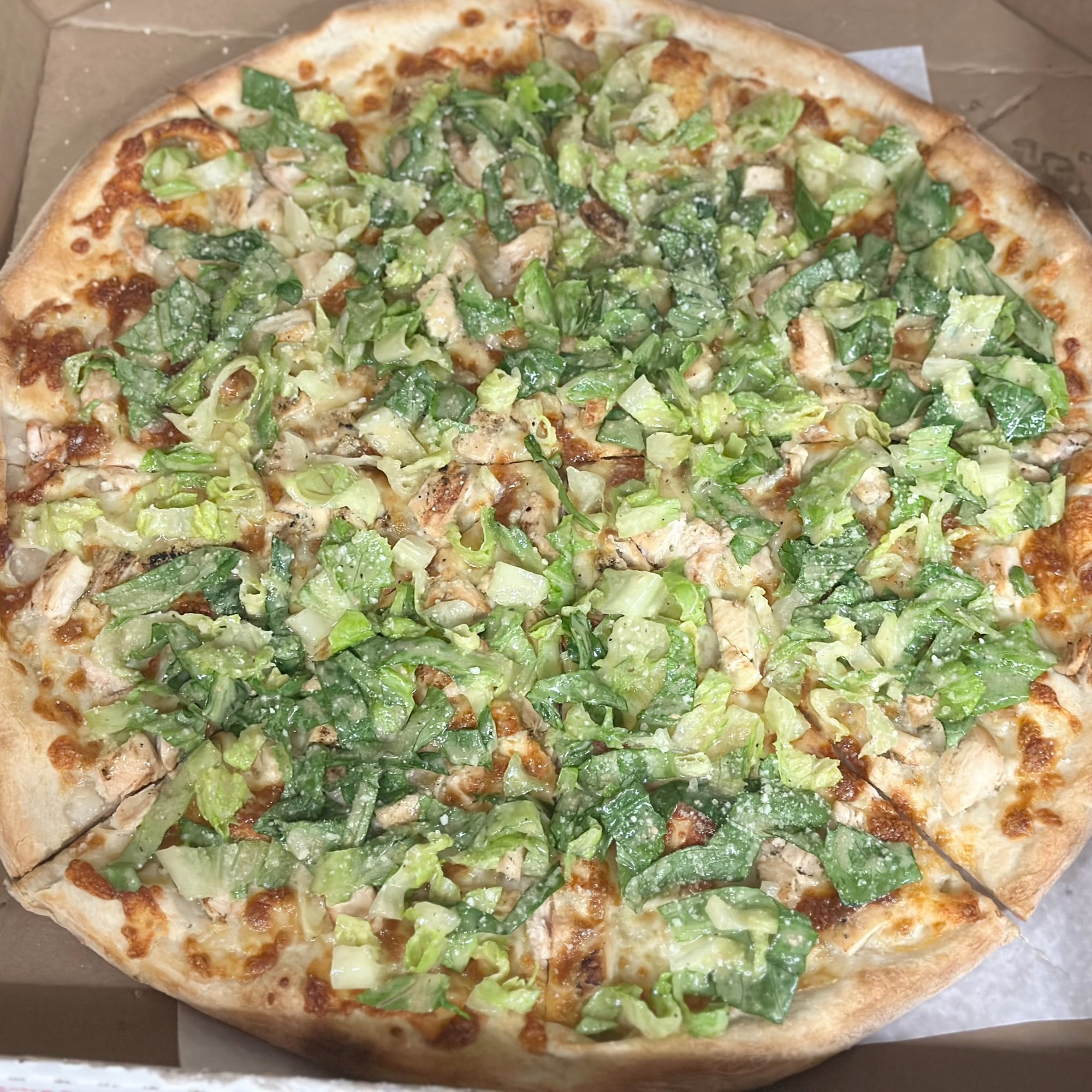 Grilled Chicken Cesar Pizza