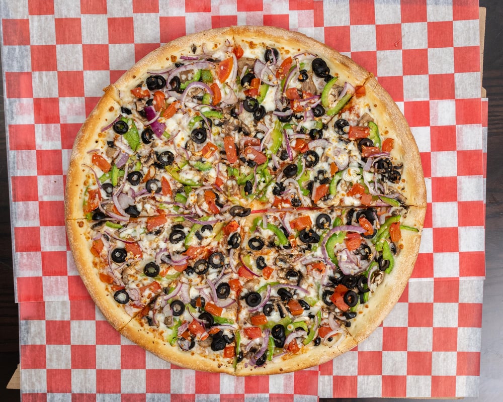 Mini 8" All Veggie Pizza