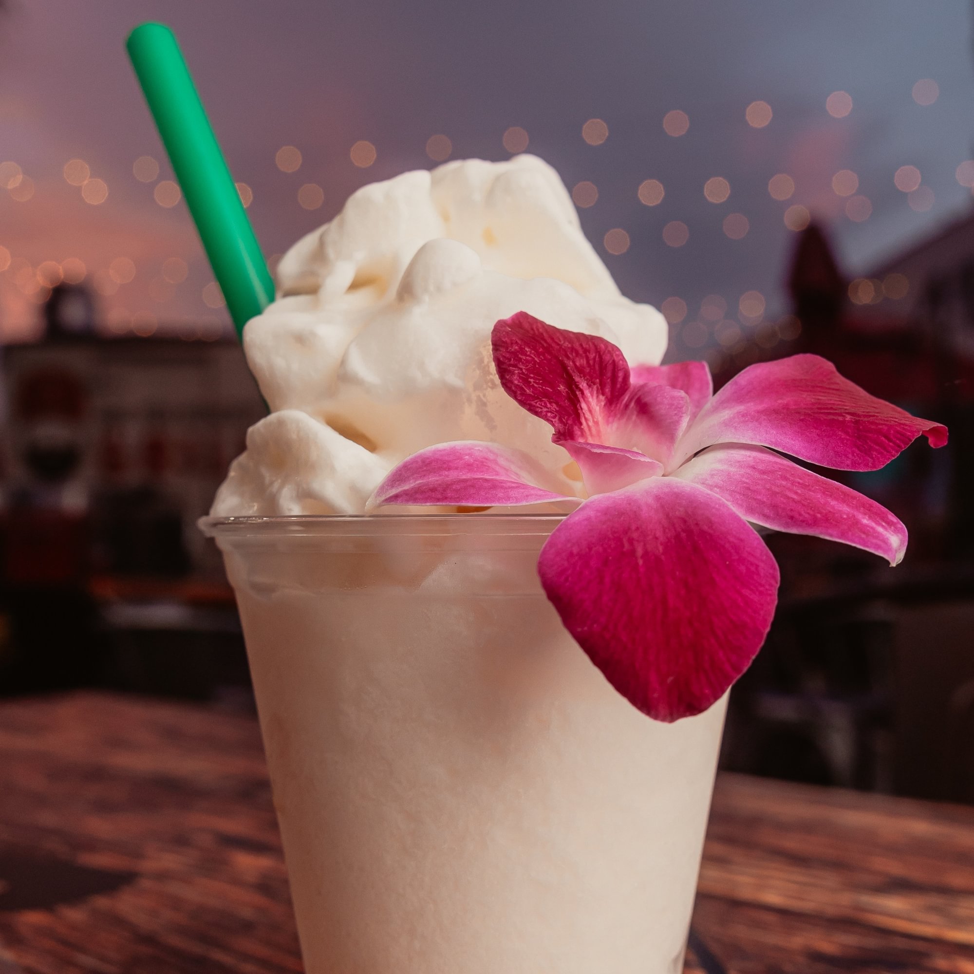 Frozen coconut lemonade