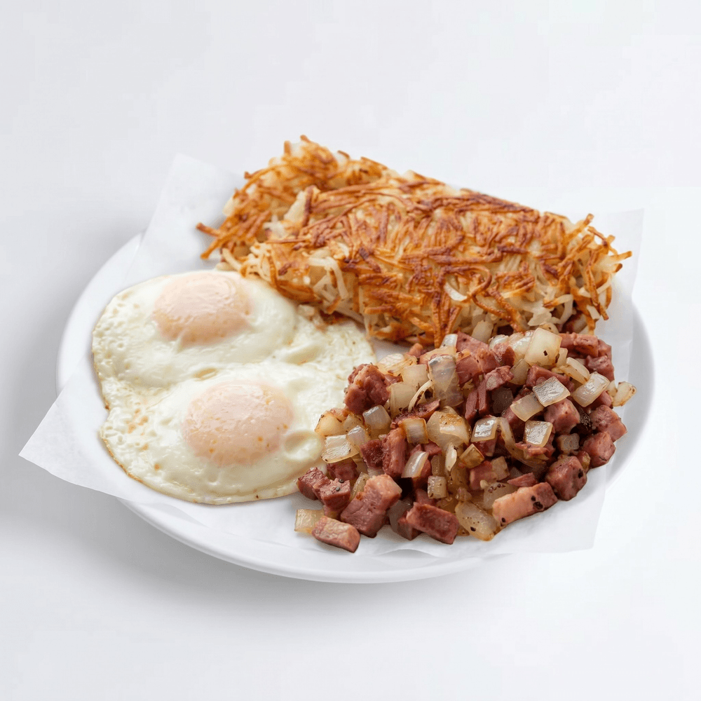 Corned Beef Hash & Eggs