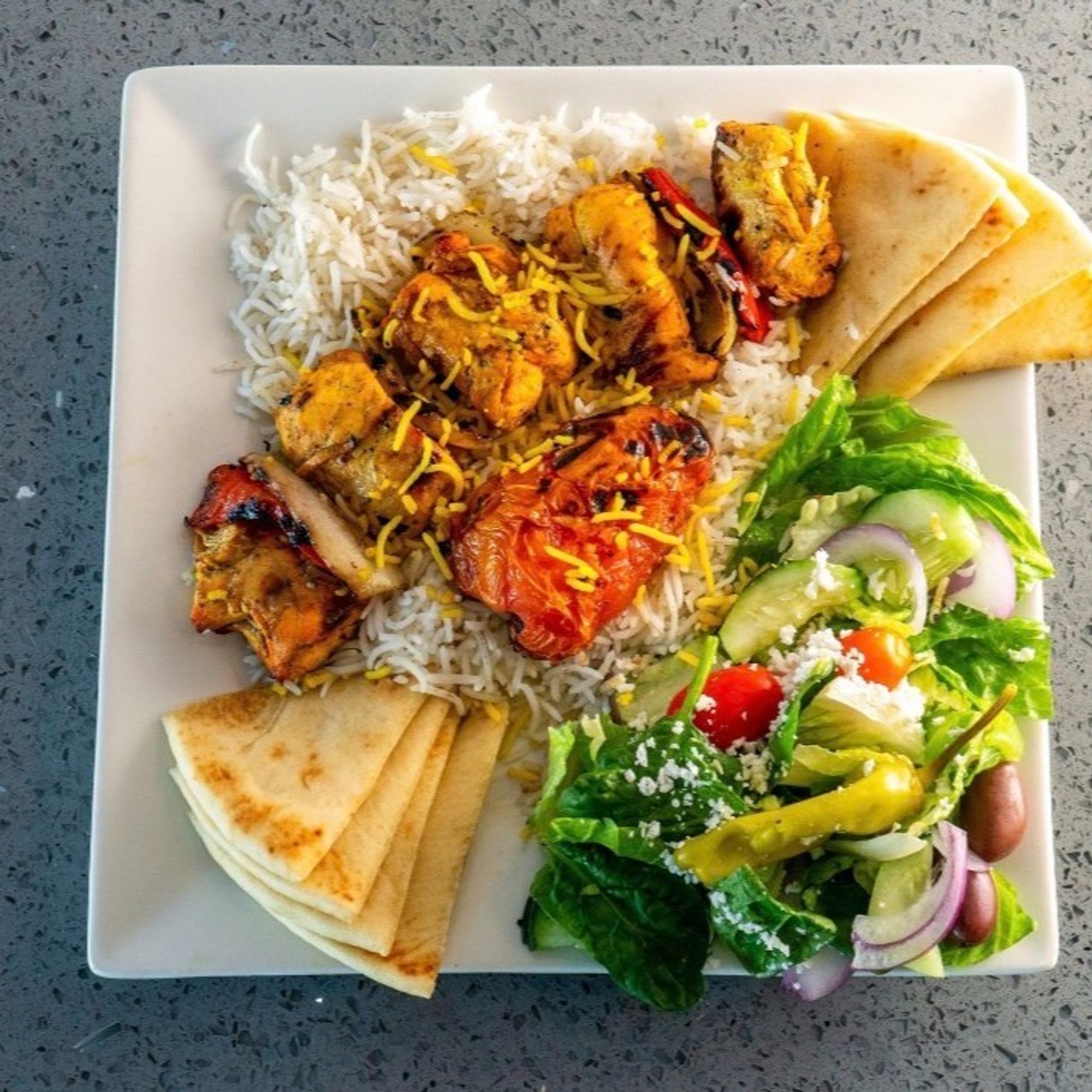 Chicken Kebab Plate