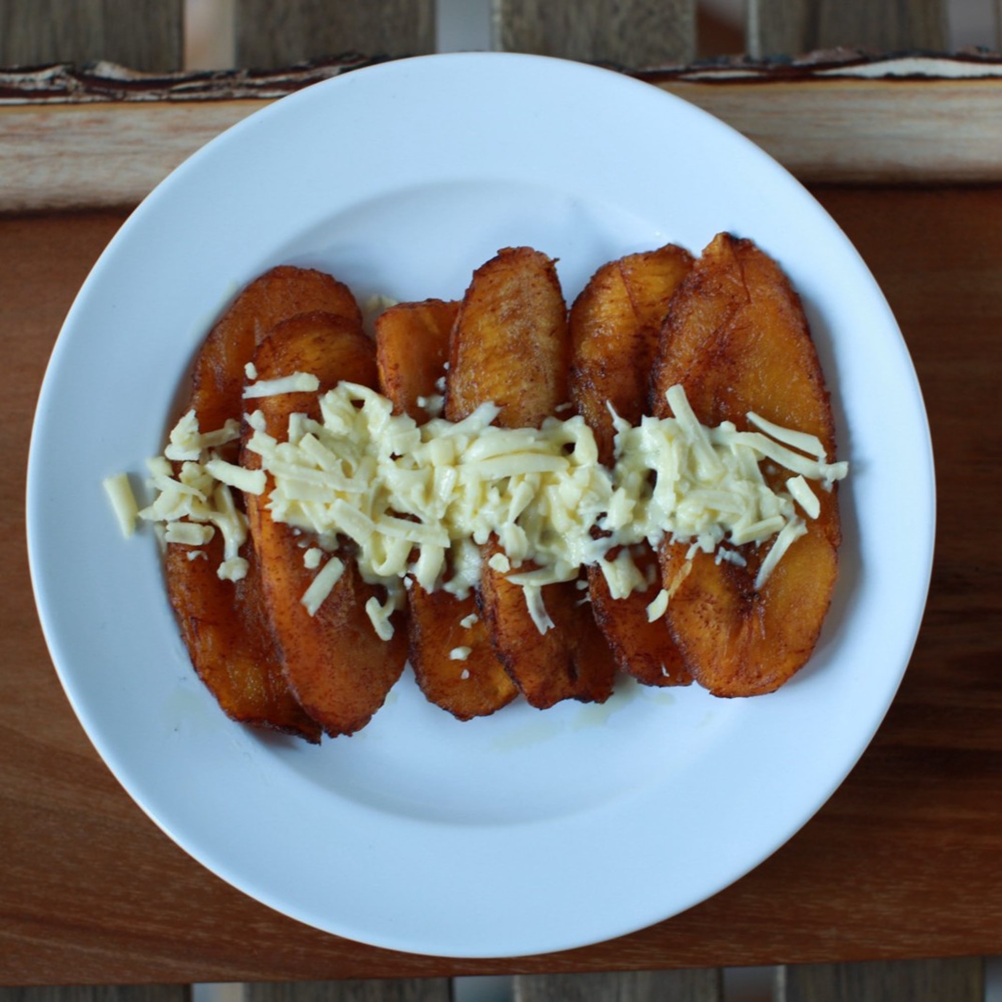 Sweet Plantains with White Cheese - Platanitos