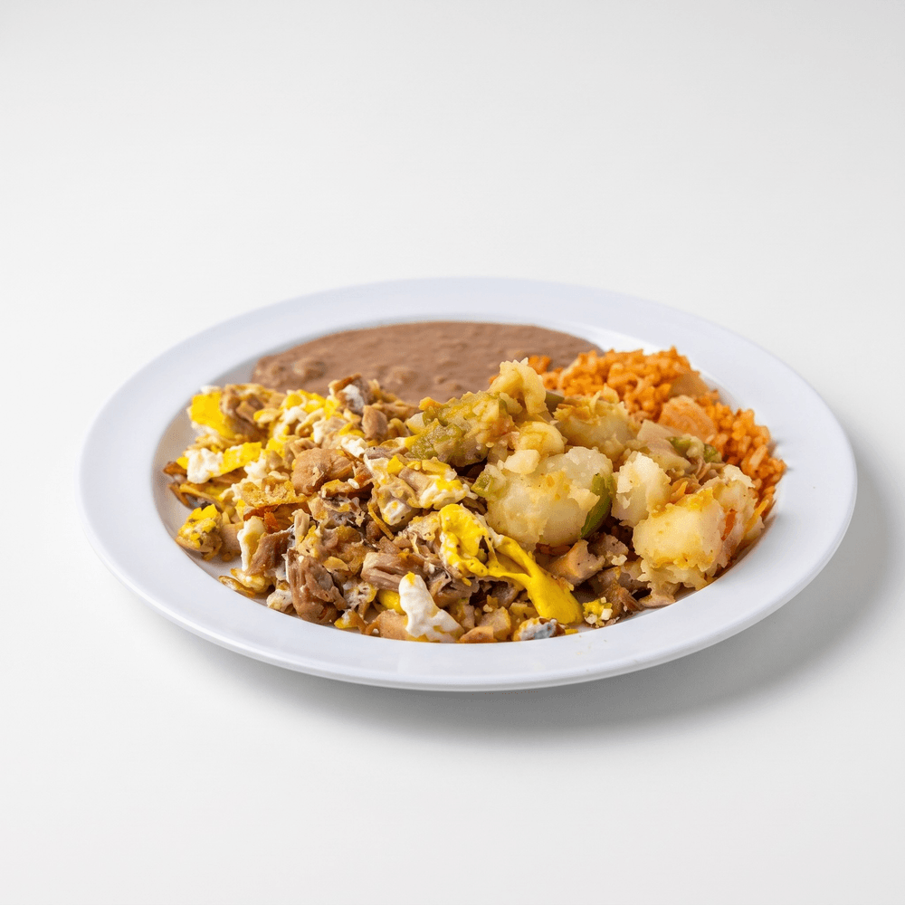 Carnitas and Egg Breakfast Plate