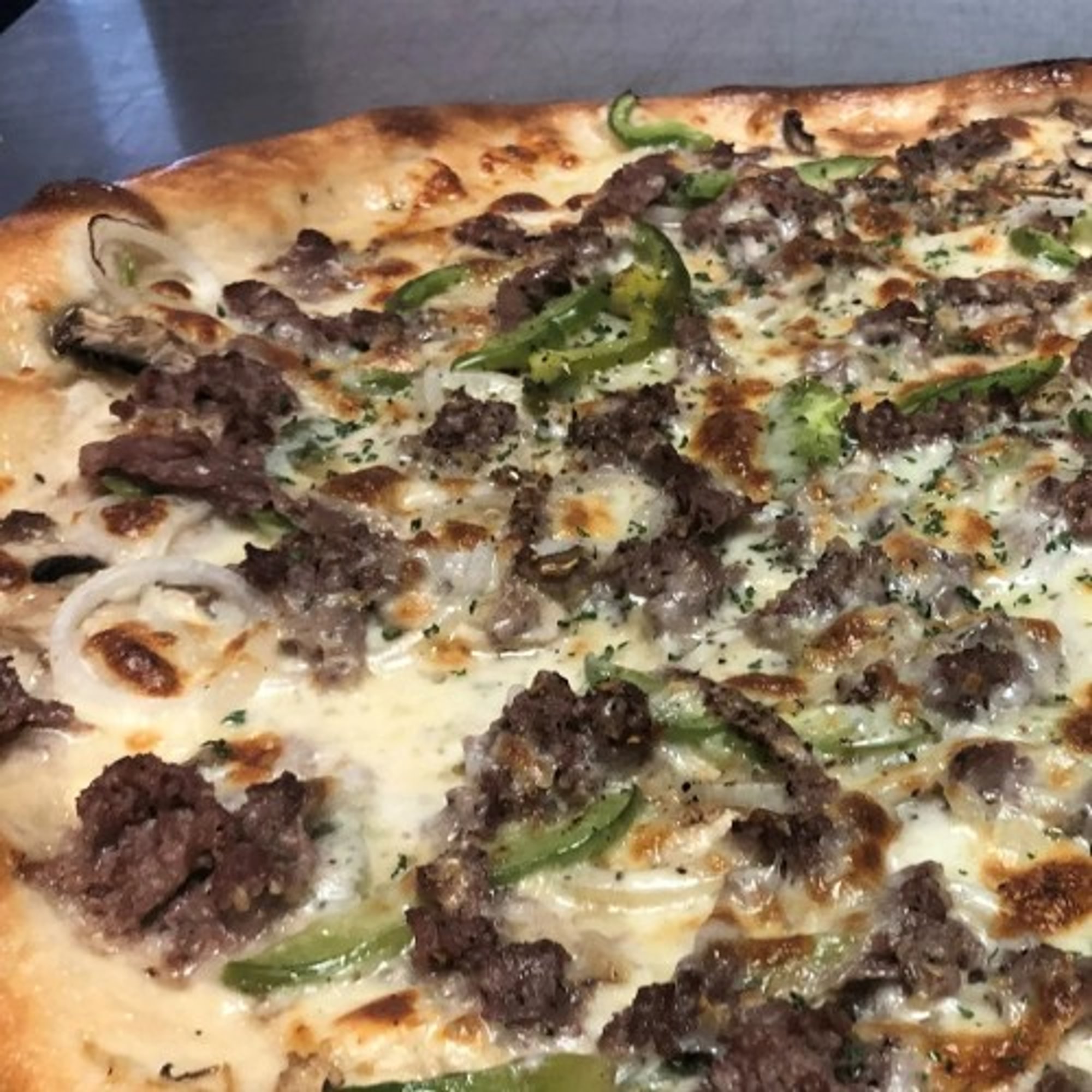 Philly Steak Pizza