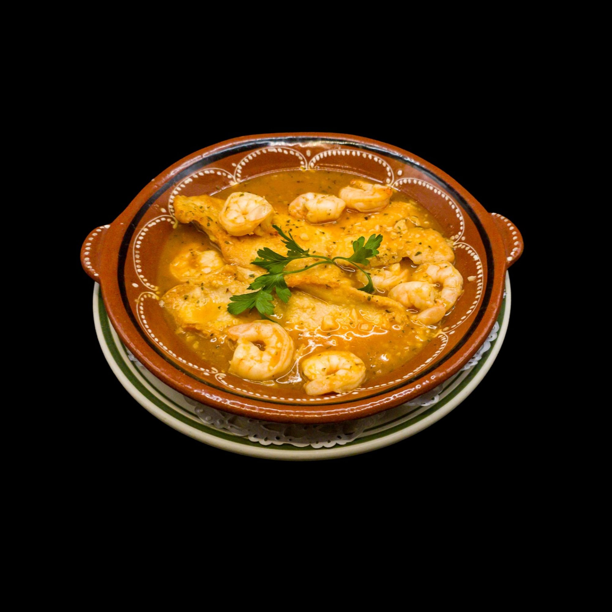 Chicken Breast and Shrimp in Garlic