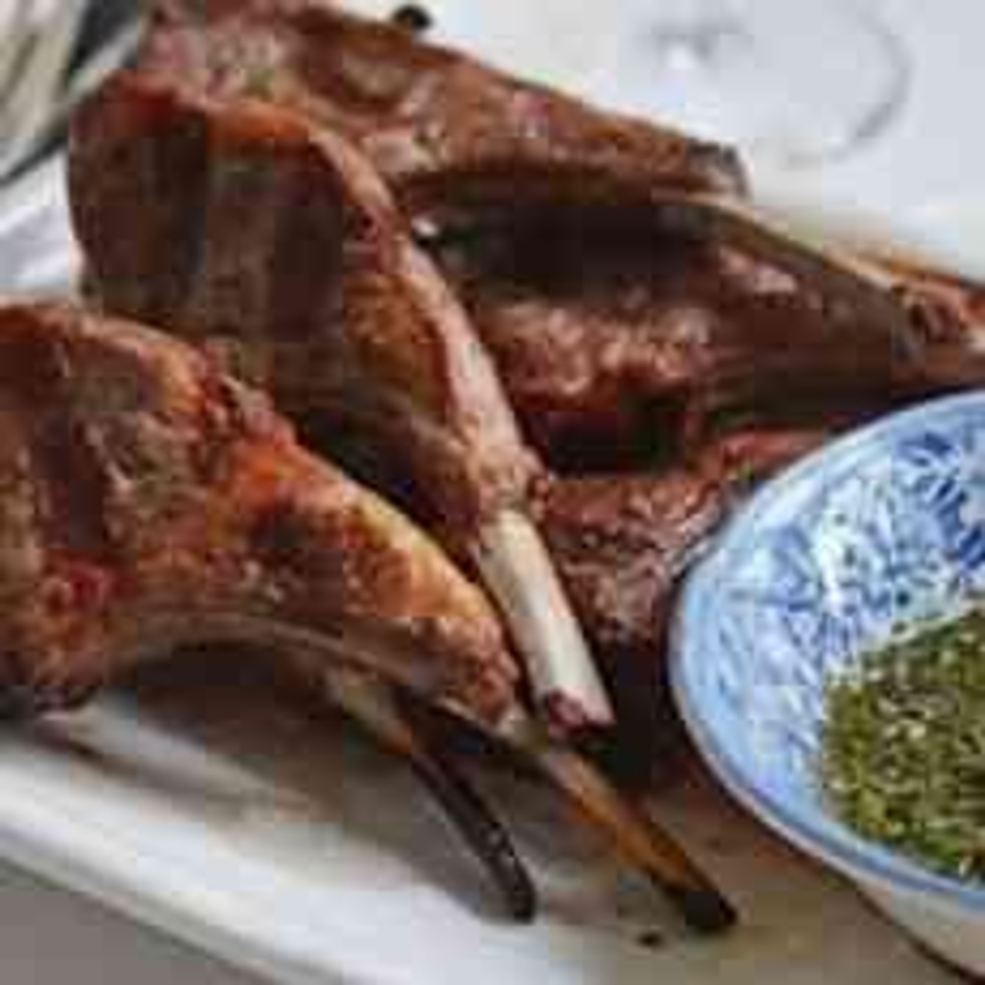 Lamb Chops (4 Pieces) plated