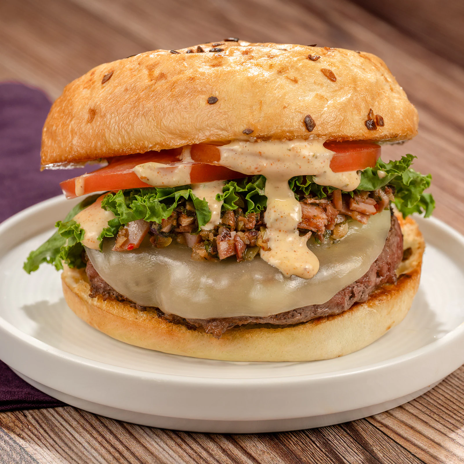 Muffuletta Burger