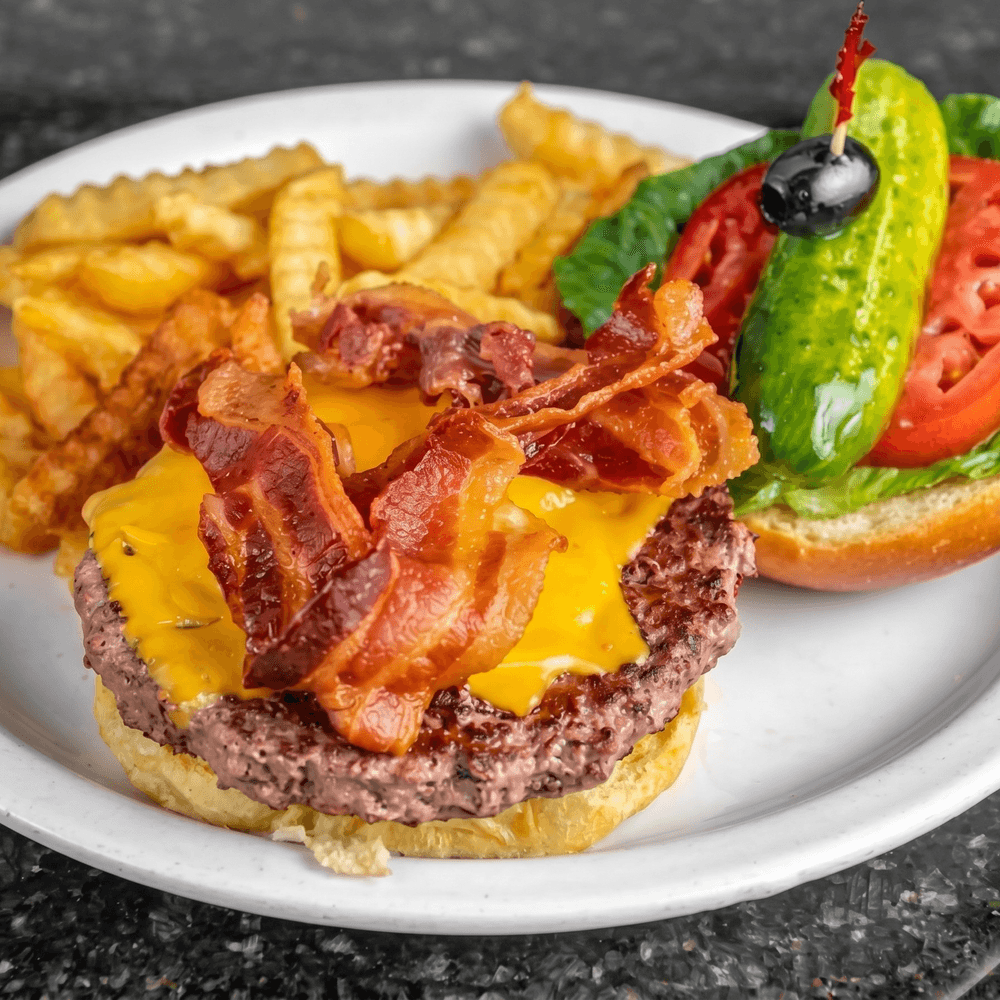 Bacon Cheeseburger Deluxe with Fries