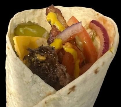 Bacon Cheeseburger Wrap
