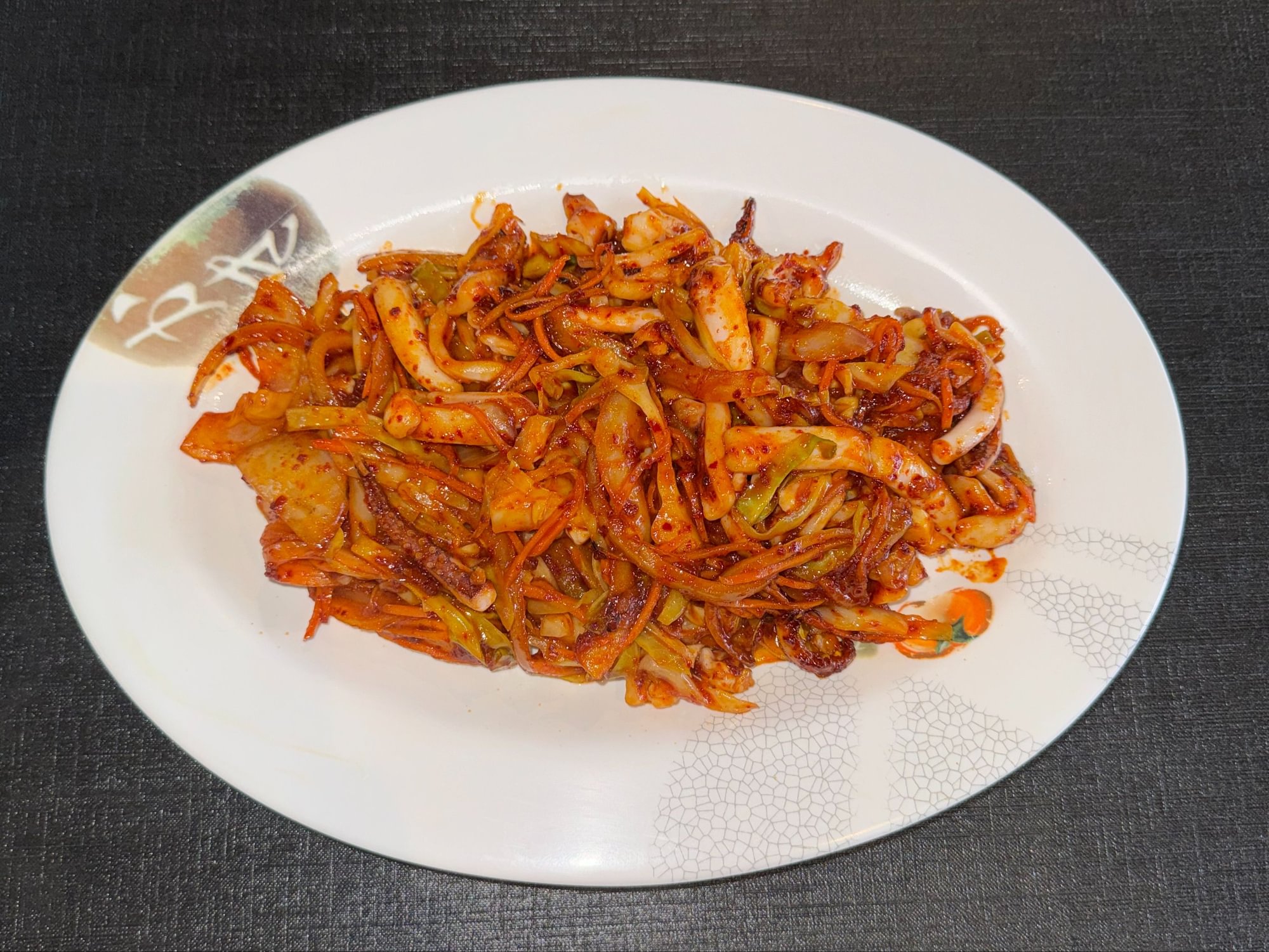 Stir Fried Spicy Squid w/ Vegetables