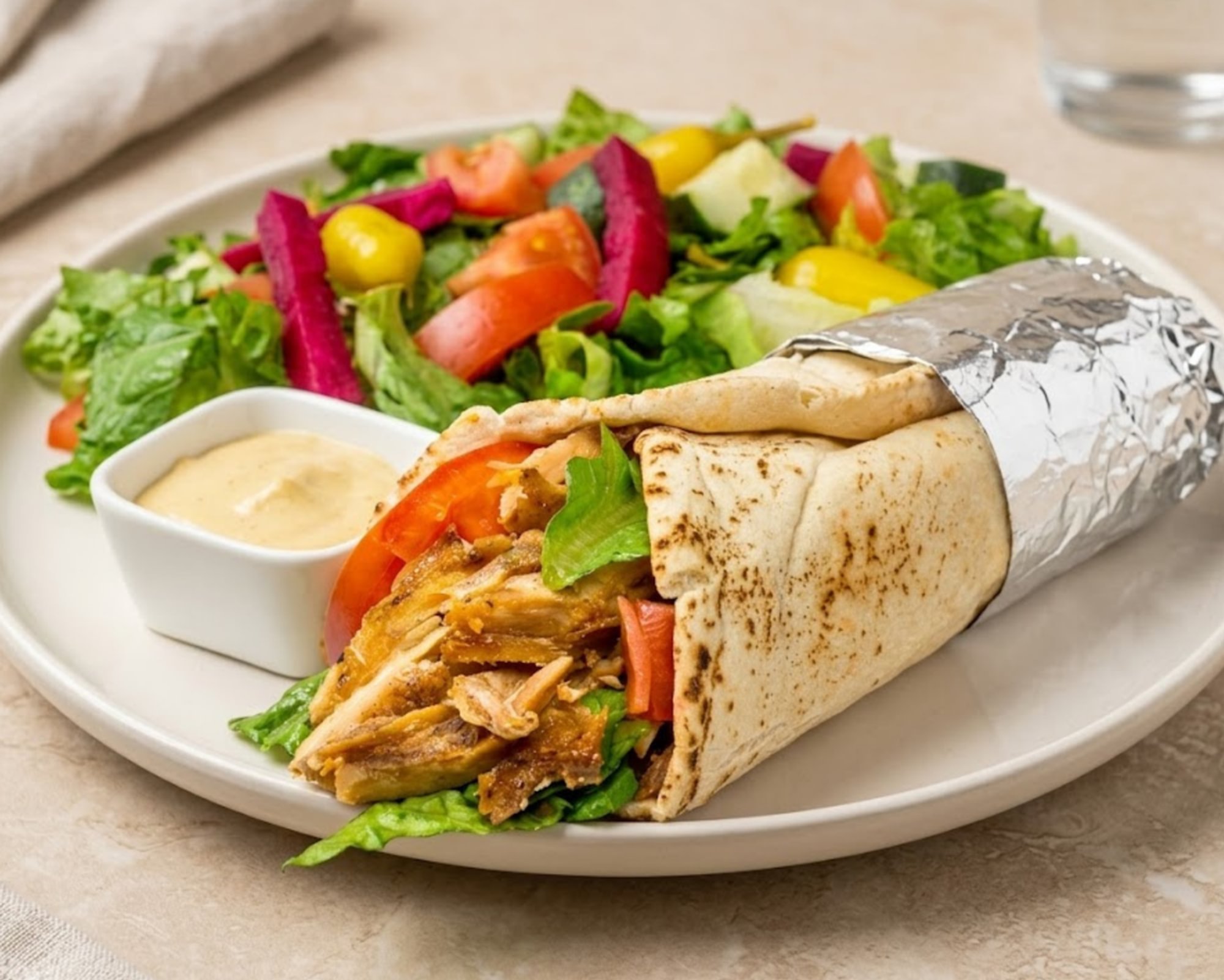 22. Chicken Shawarma Wrap