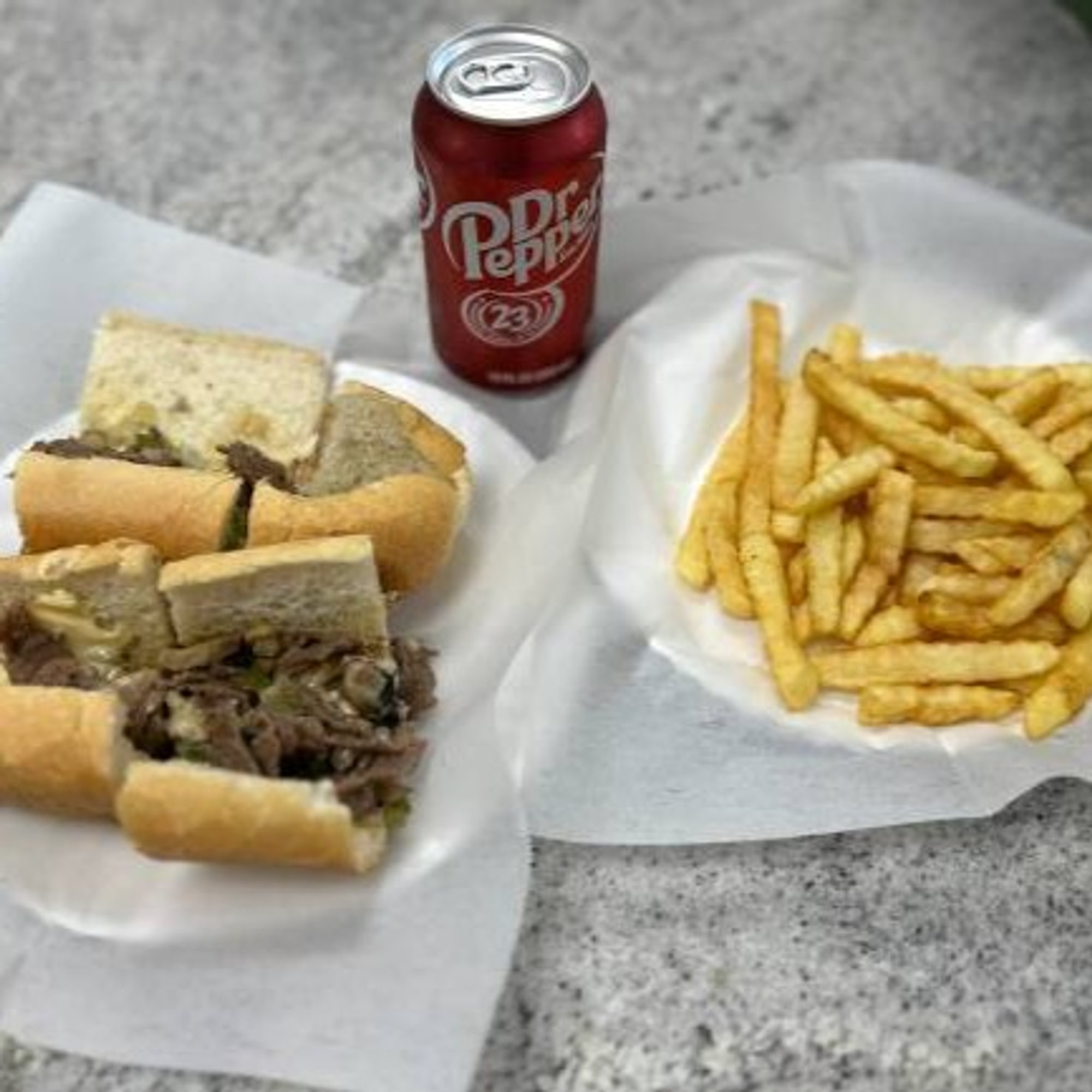 Any Sub With Fries And A Can Drink