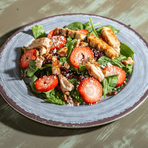 Strawberry Spinach Salad