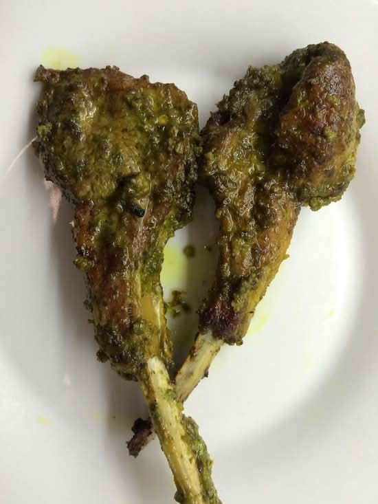 Lamb Chops Hariyali (Tender Lamb Chop) 🌶️
