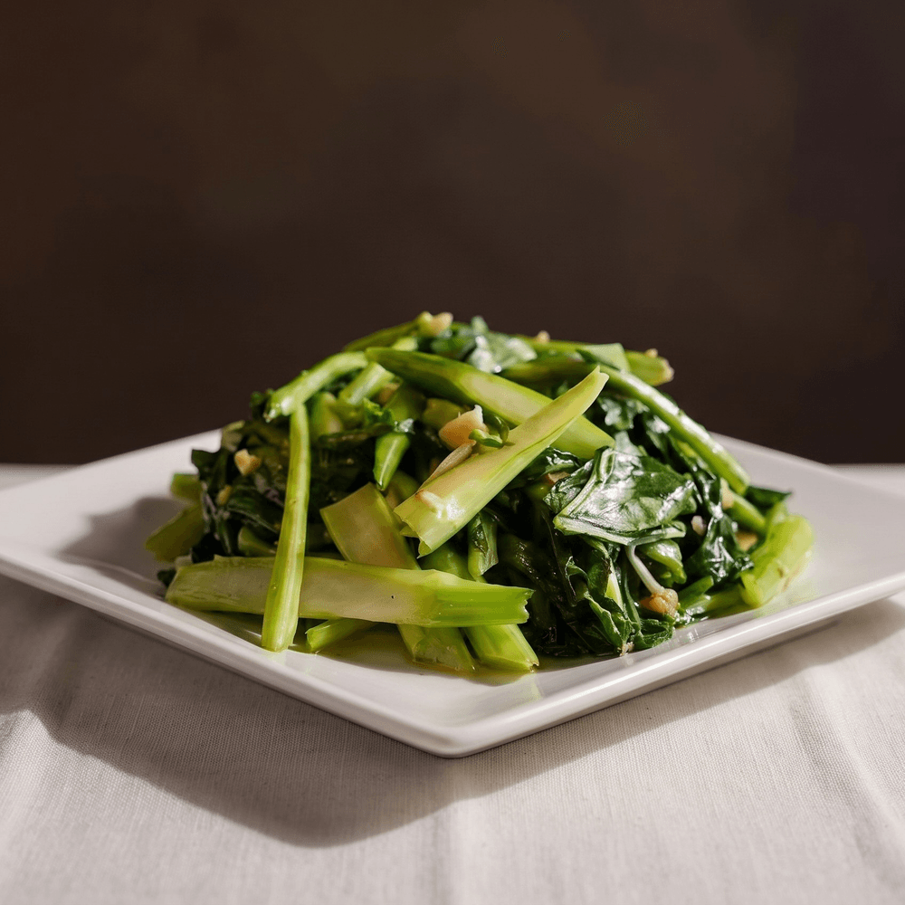 Chinese Broccoli Stir-Fried with Fresh Garlic