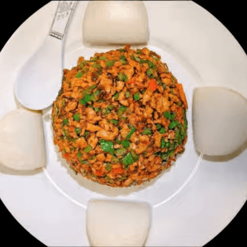 Minced Chicken with Salted Vegetables / 鸡米芽菜