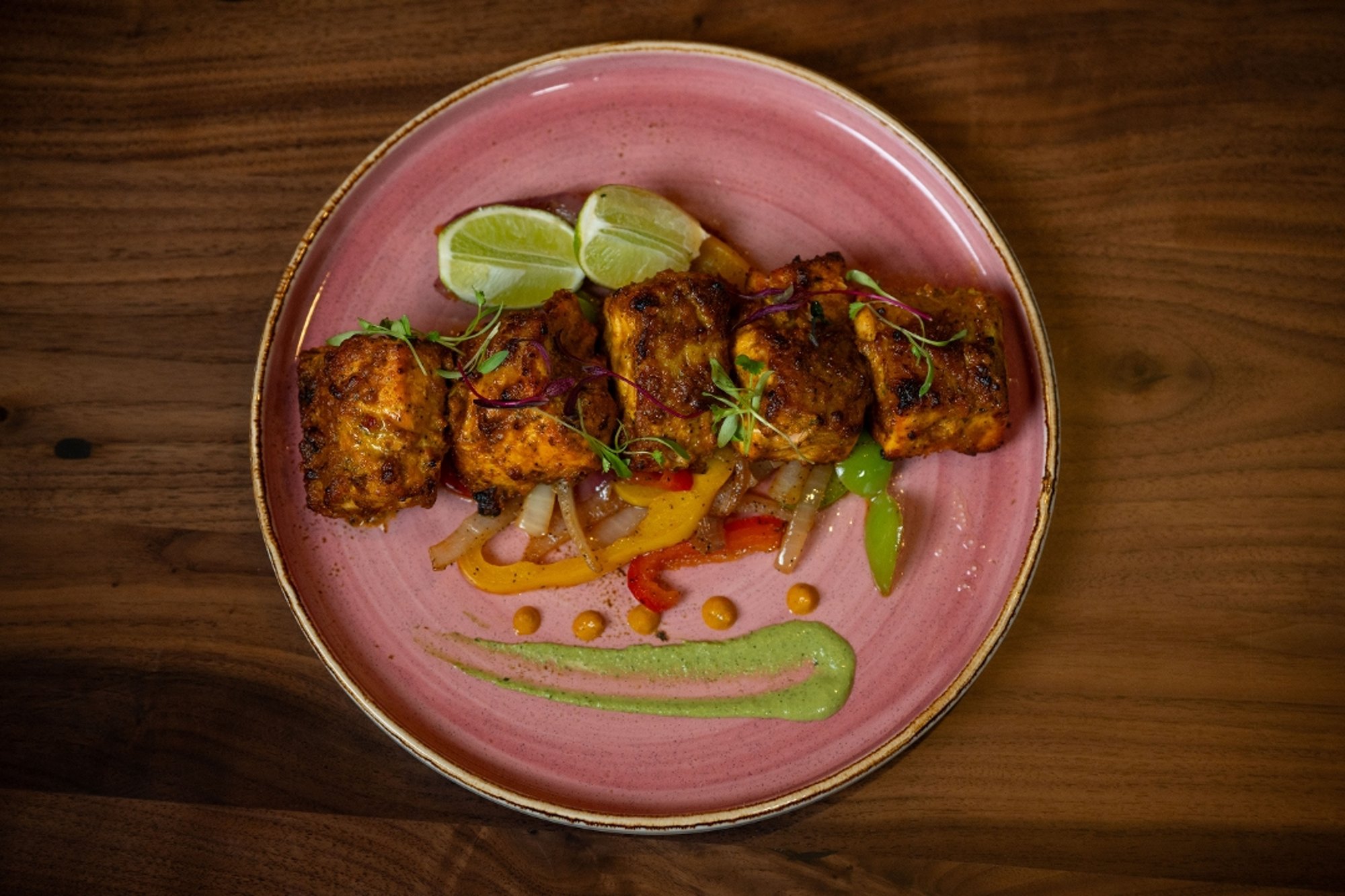 Pesto Salmon Tikka