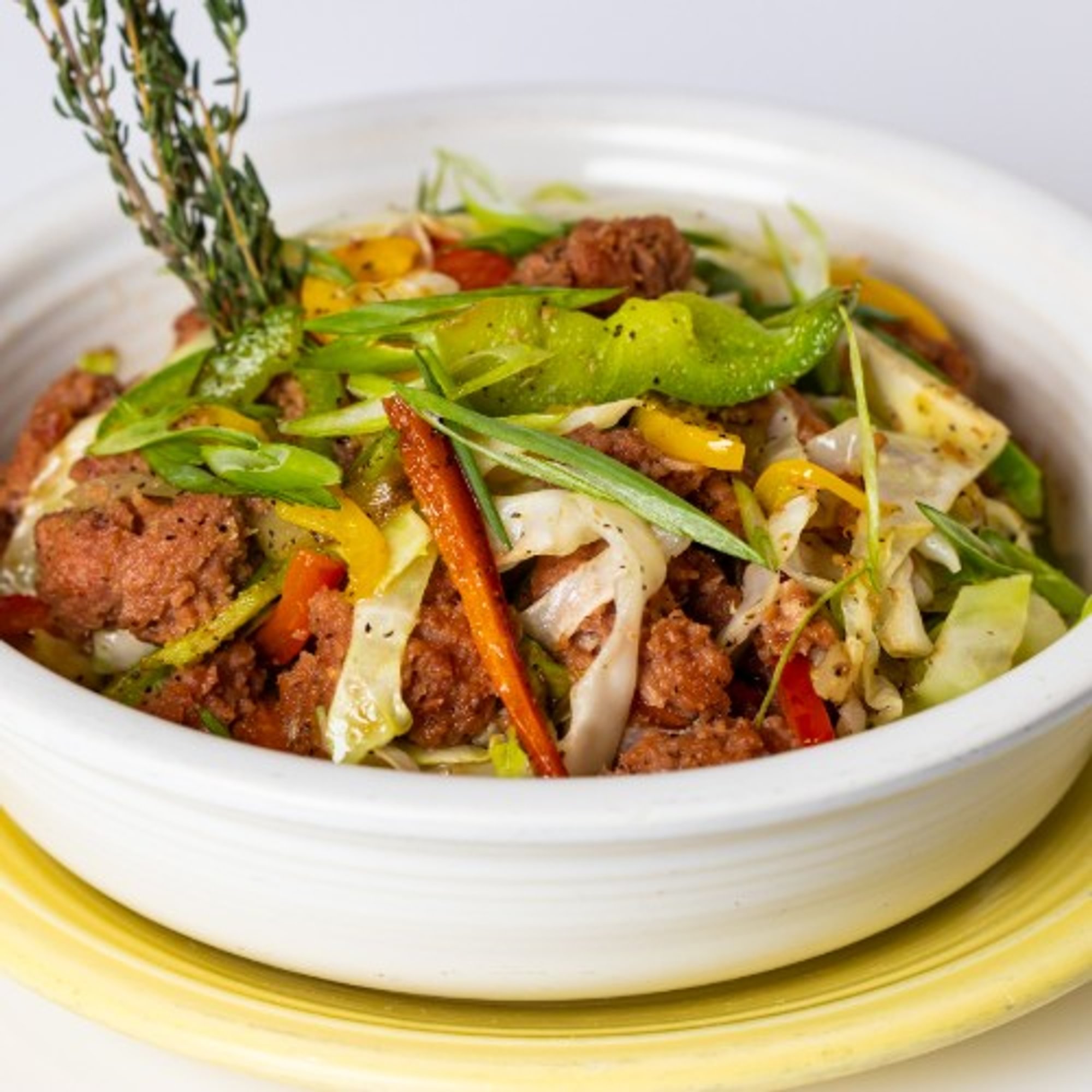 Side Cabbage And Beef