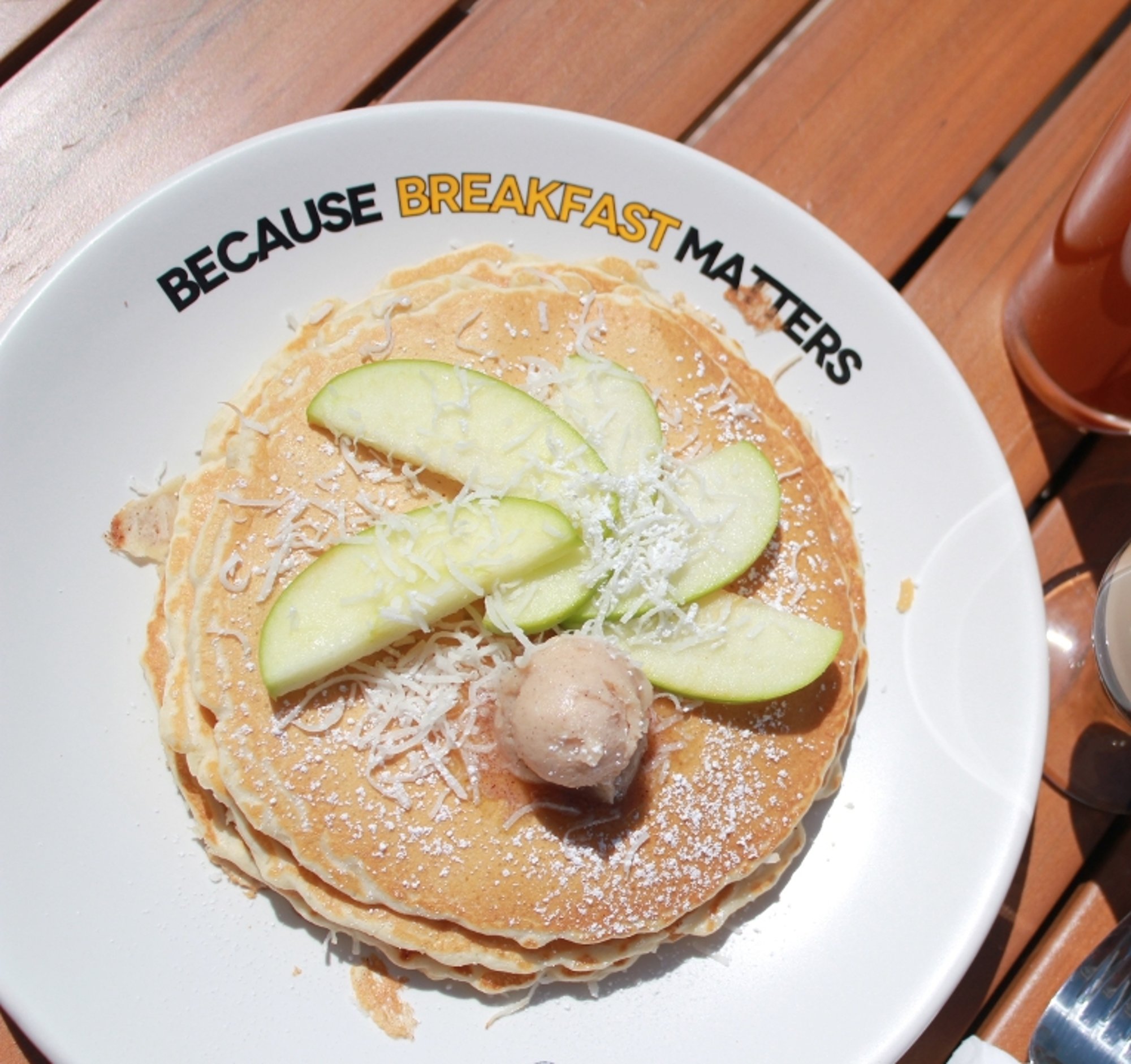Apple Coconut Pancakes
