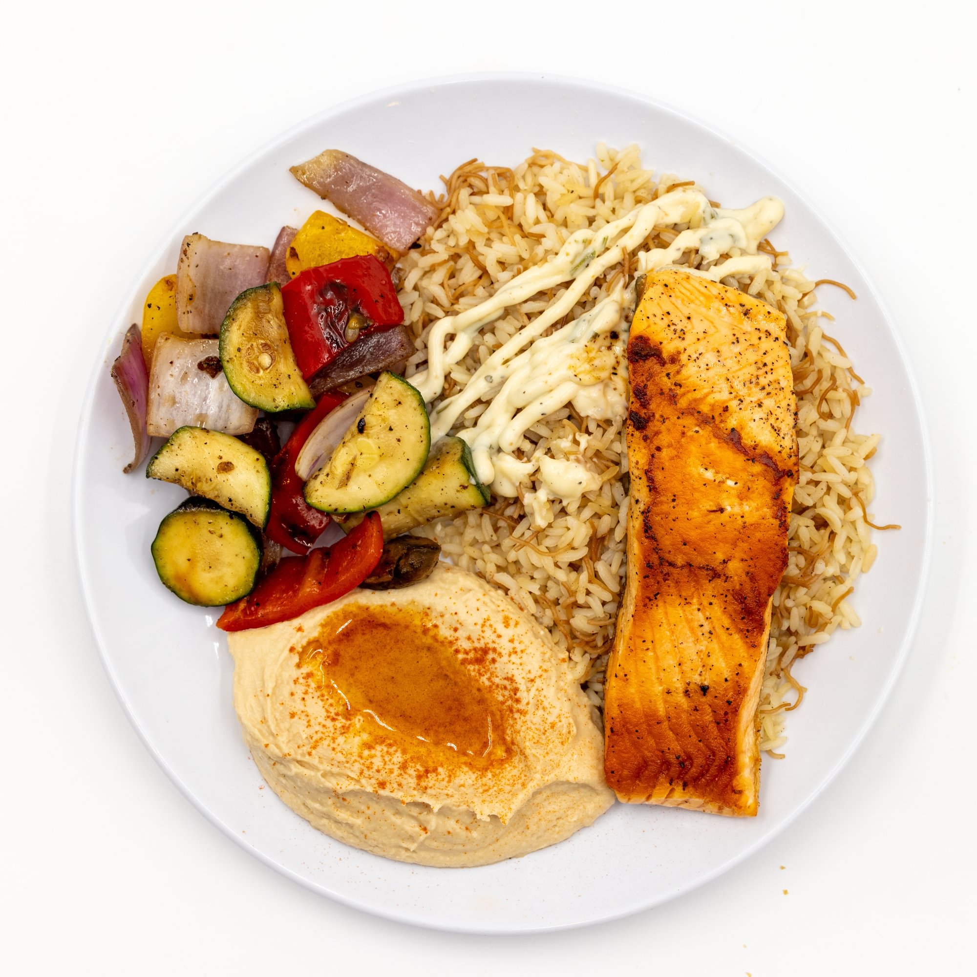 Grilled Salmon Platter