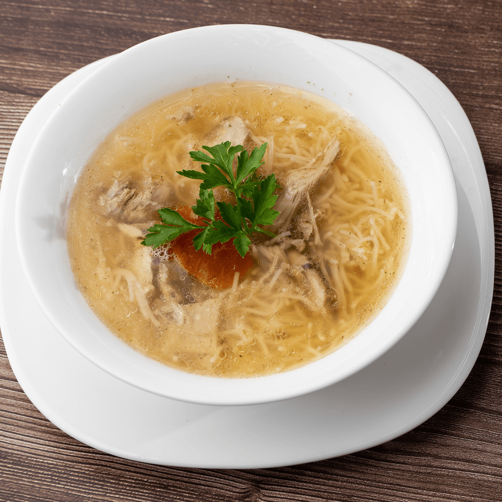 Spicy Shredded Chicken Noodle Soup