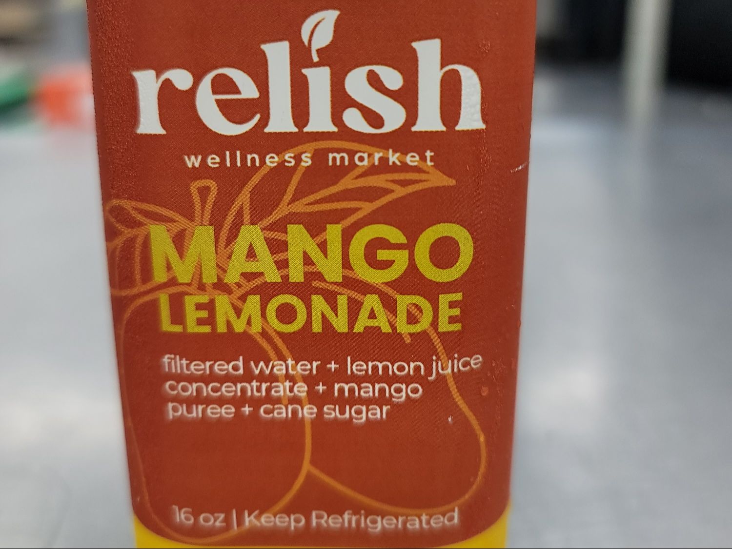 Fresh Mango Lemonade by Relish Wellness Market
