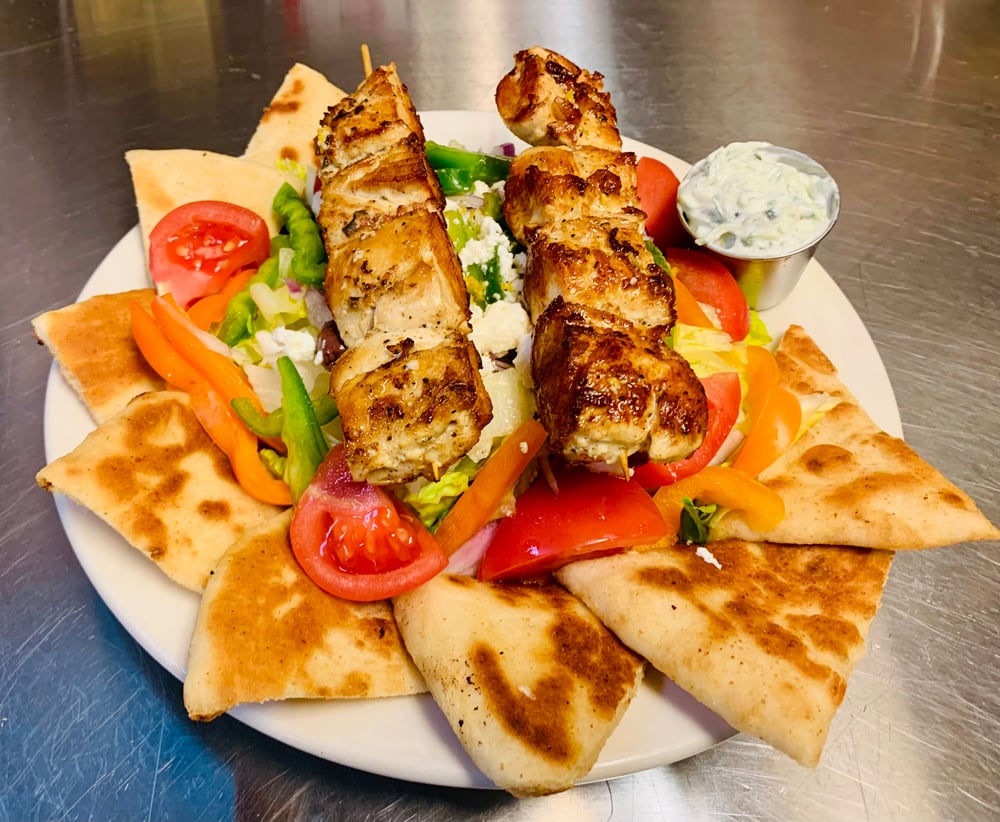 Dinner Chicken Kabob Platter