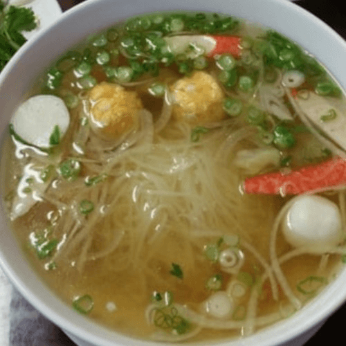 P17- Imitation Crab, Fish Balls & Shrimp - Pho Hai San