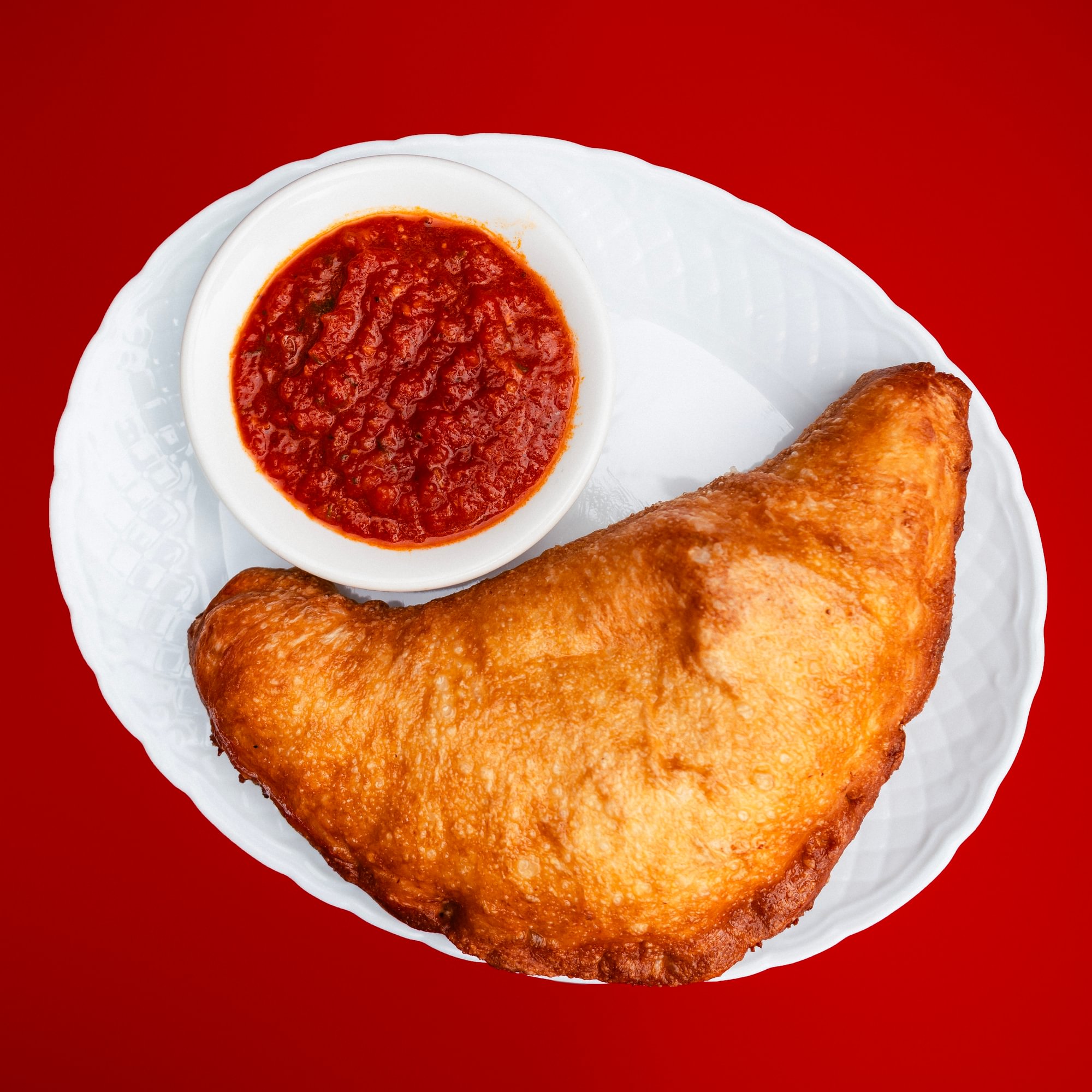 Fried Calzone with Sausage