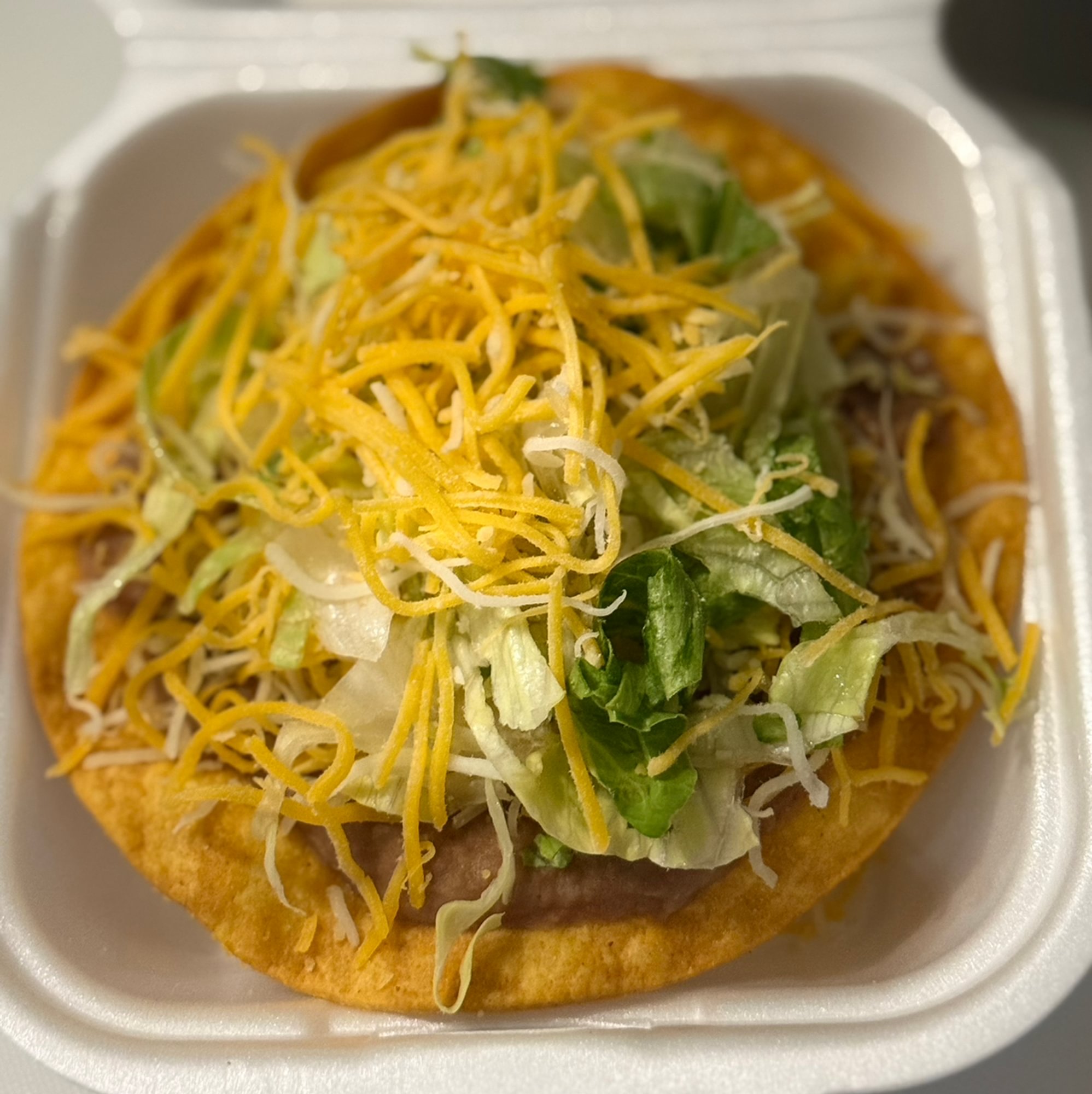 Bean tostada
