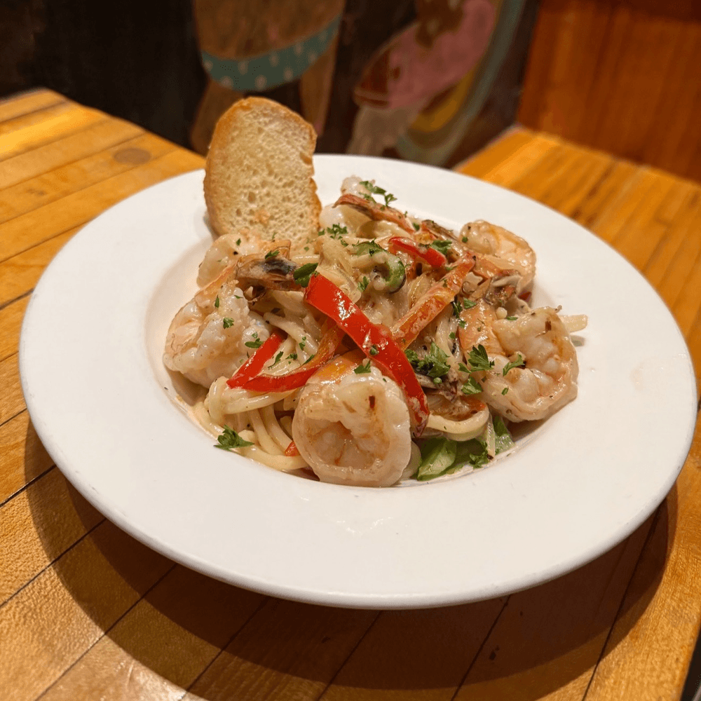 Tequila Cream Shrimp Pasta