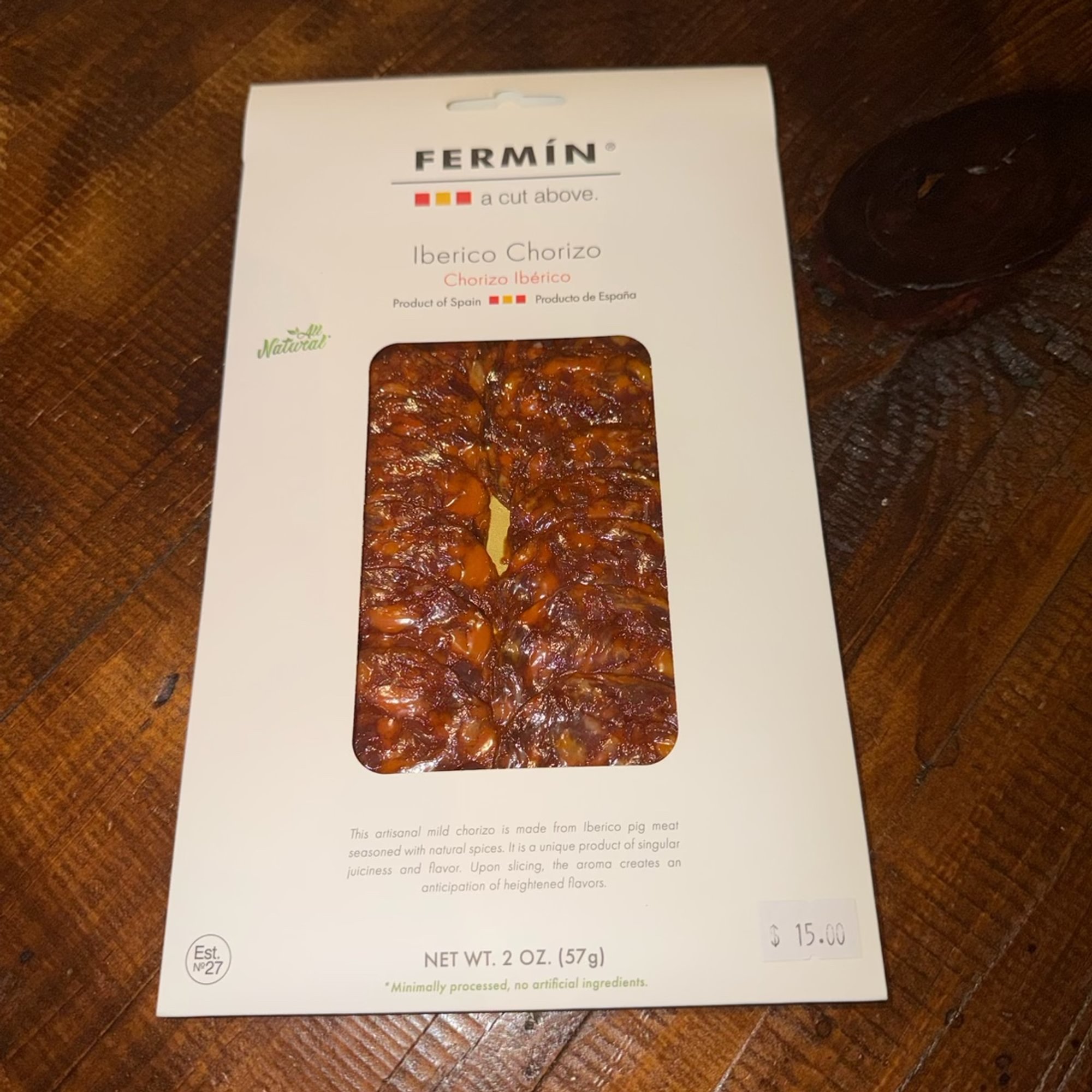 Chorizo Ibèrico - Fermìn