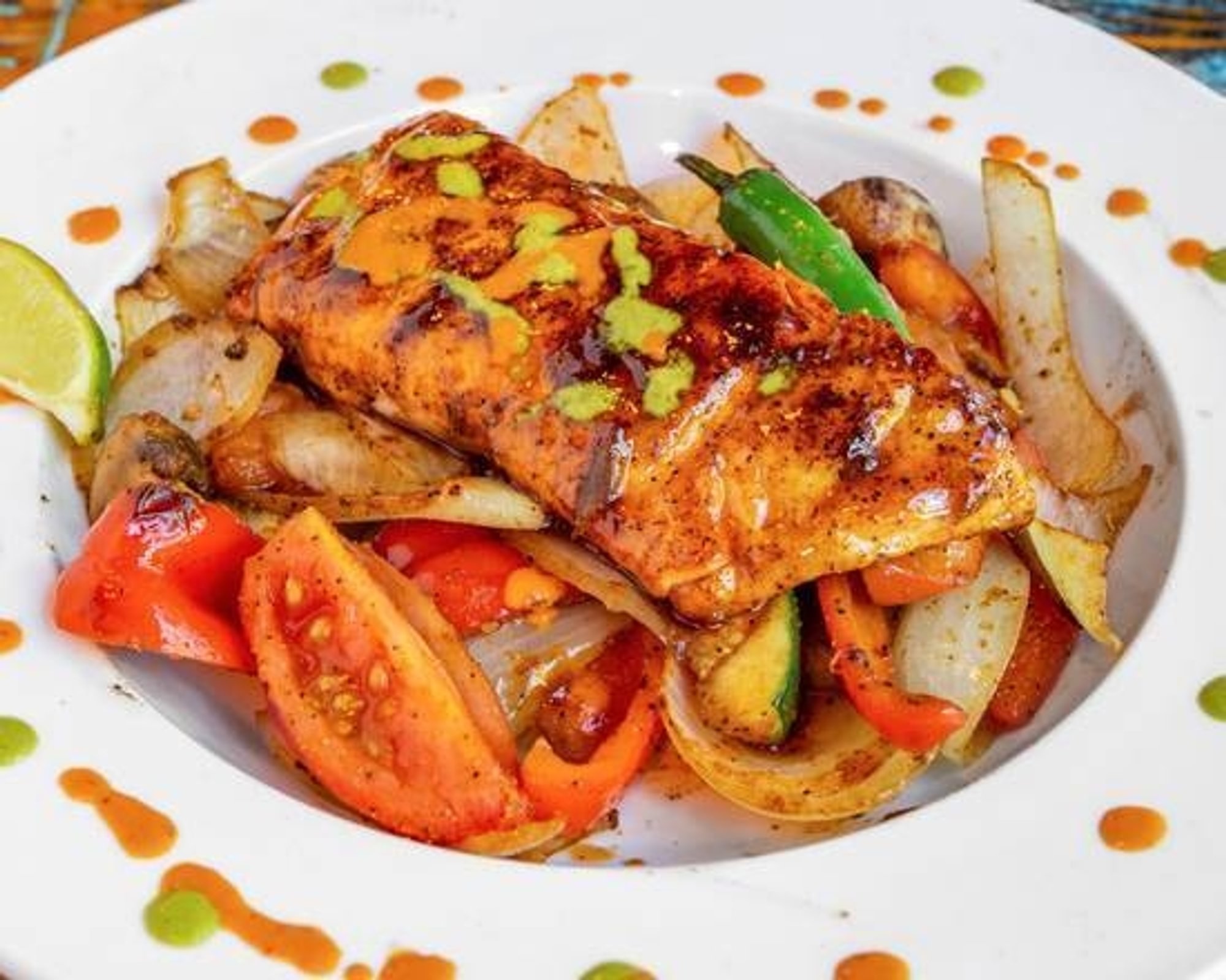 Seared Salmon (Merida Style)