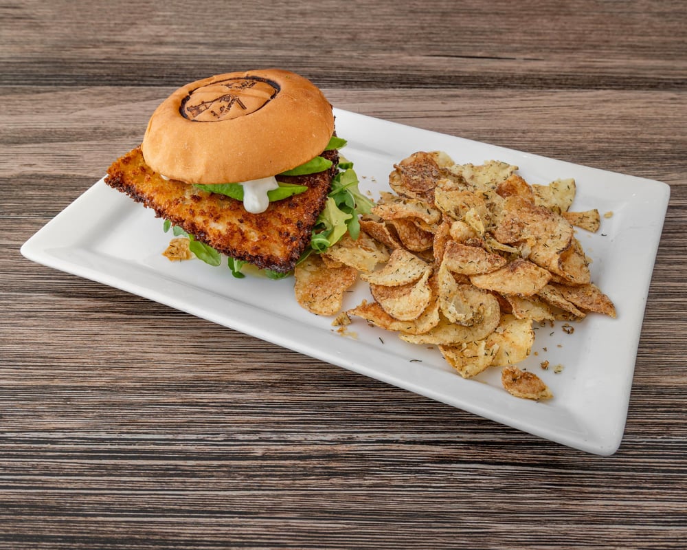 Coastal Elegance Fish Sandwich